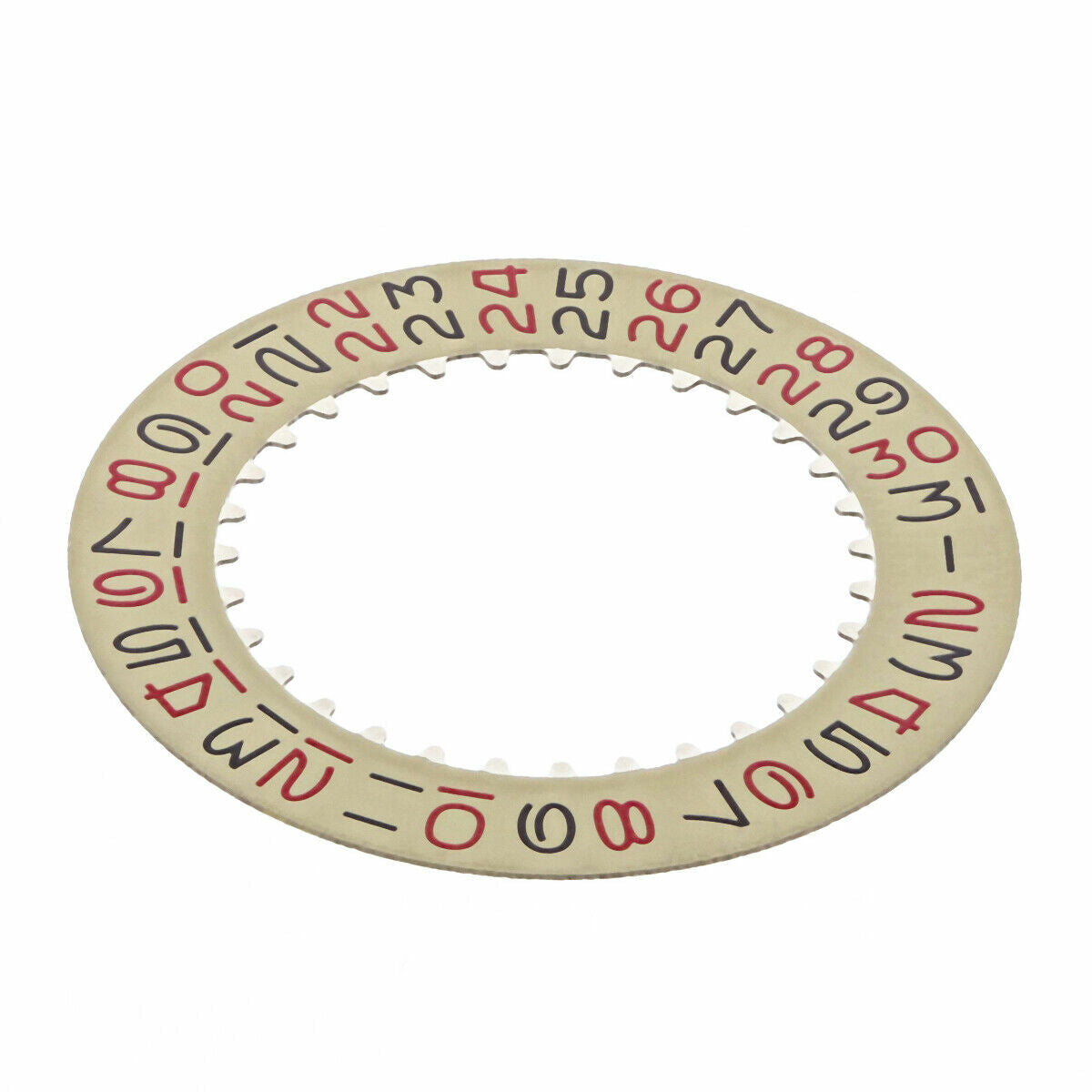 DATE DISC FOR ROLEX EXPLORER NQS 1560 1565 1575 CHAMPAGNE/ RED/BLACK ROULETTE