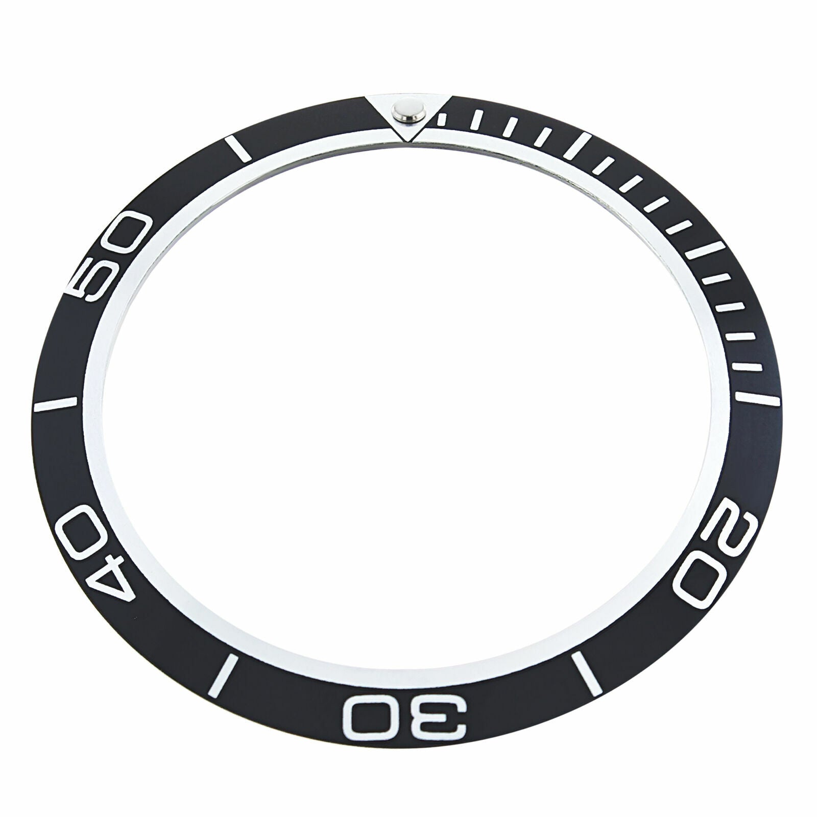 BEZEL INSERT FOR OMEGA SEAMASTER PLANET OCEAN WATCH FITS 45.5MM CASE BLACK