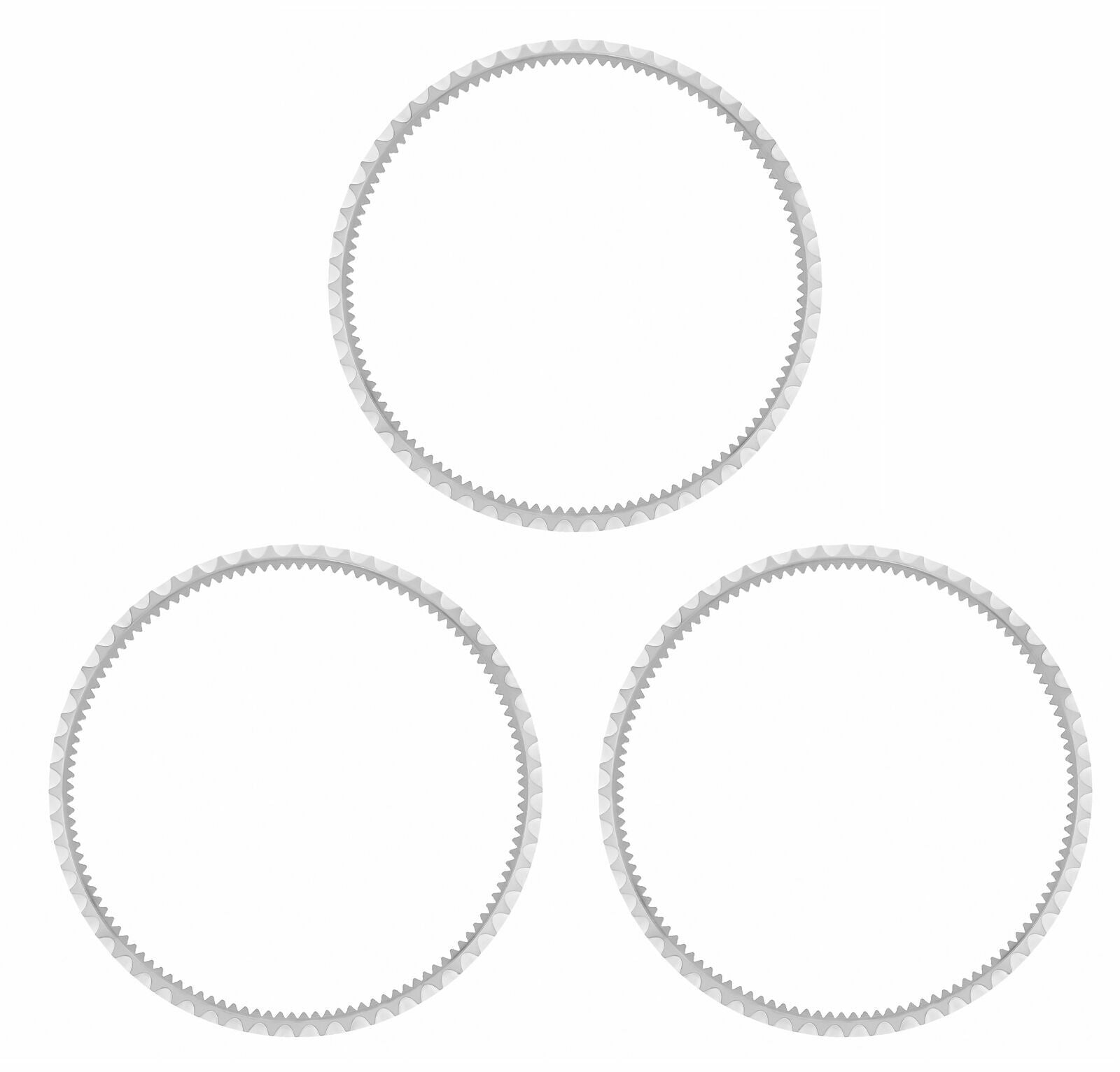 3 STEEL BEZEL RING INSERT FOR ROLEX GMT WATCH 16700 16710 16713 16718 16760