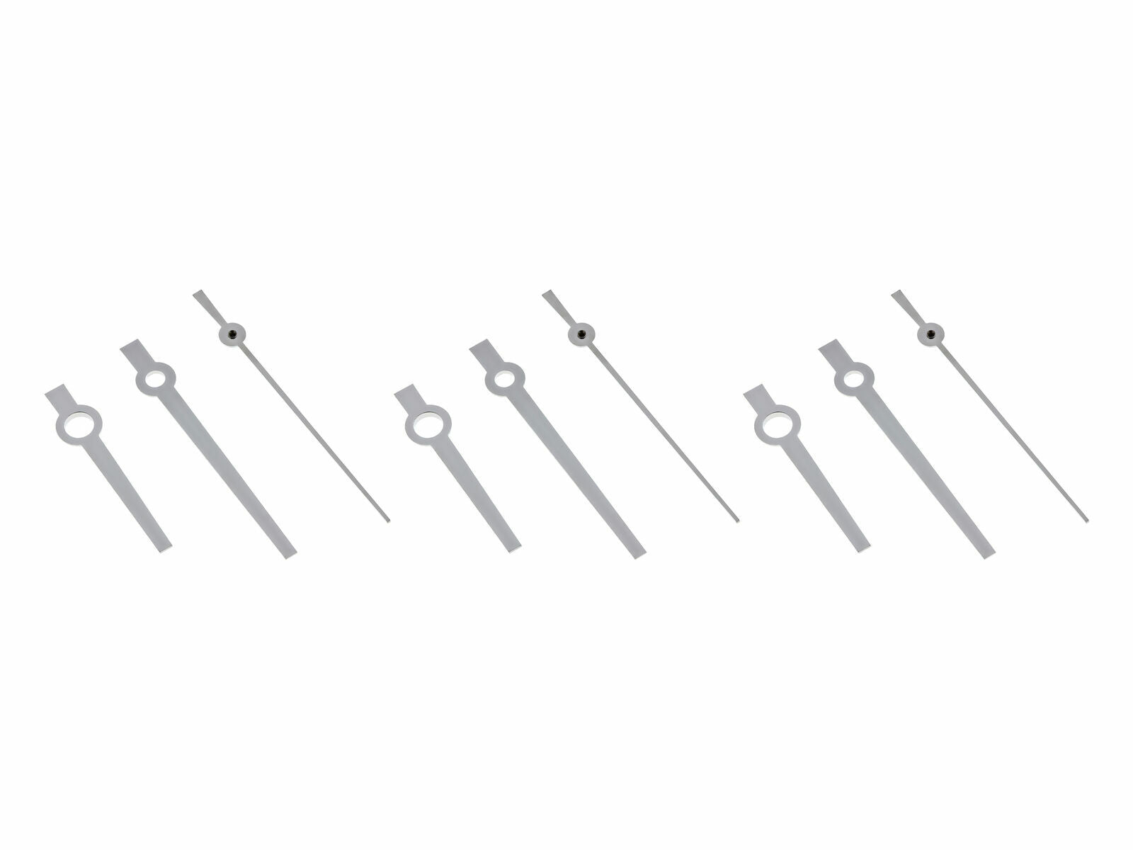 3 SET WATCH HAND PLAIN FOR ROLEX 1530-1570 NQS SILVER 1601 1602 1603 1605 1611