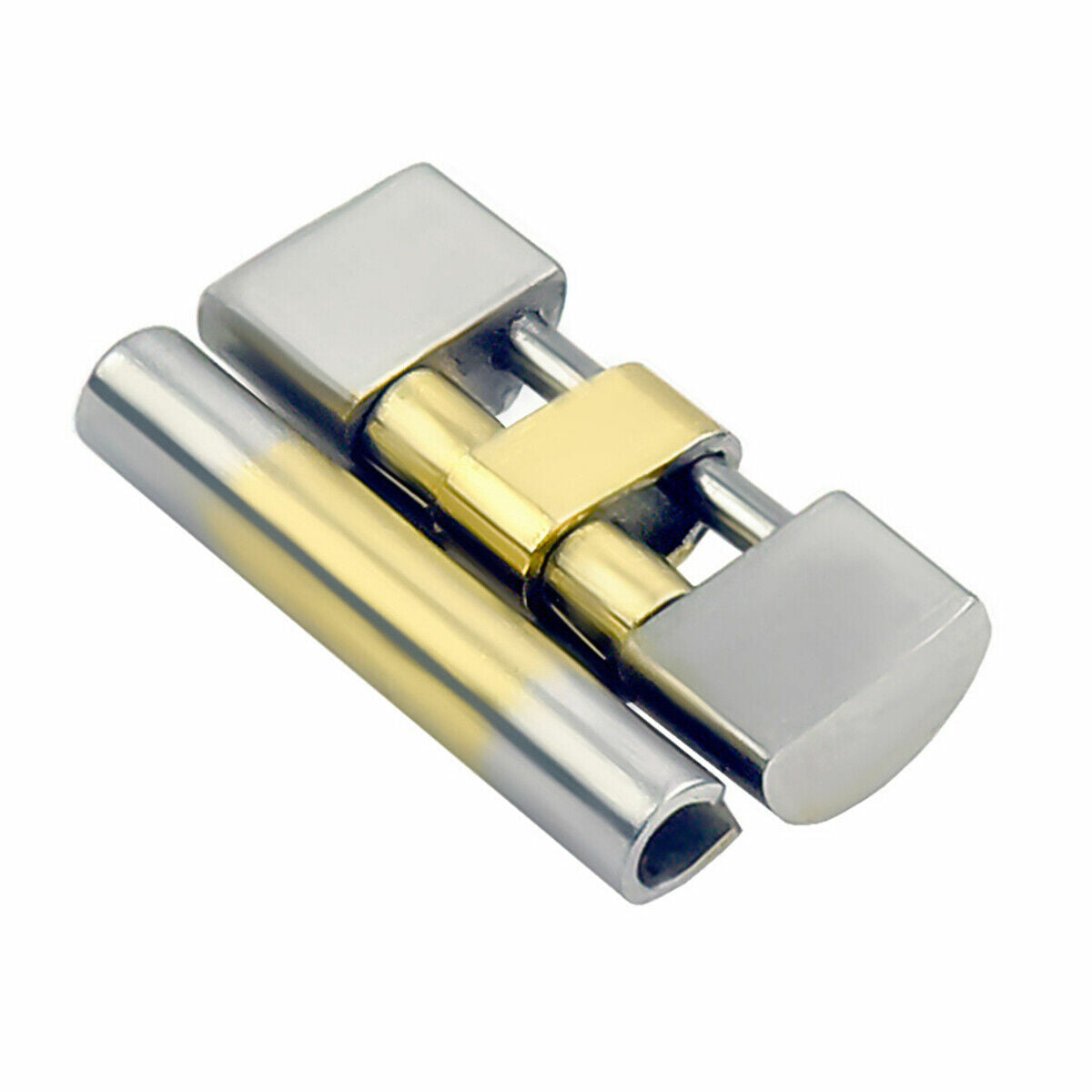 JUBILEE WATCH BAND OTHERSIDE CONNECT LINK FOR ROLEX 19MM 20MM FIT CLASP TWO TONE