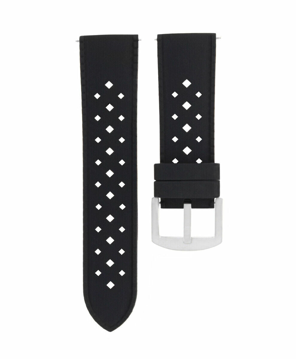 24MM SILICONE RUBBER WATCH BAND FOR IWC PILOT PORTUGUESE TOP GUN WATCH