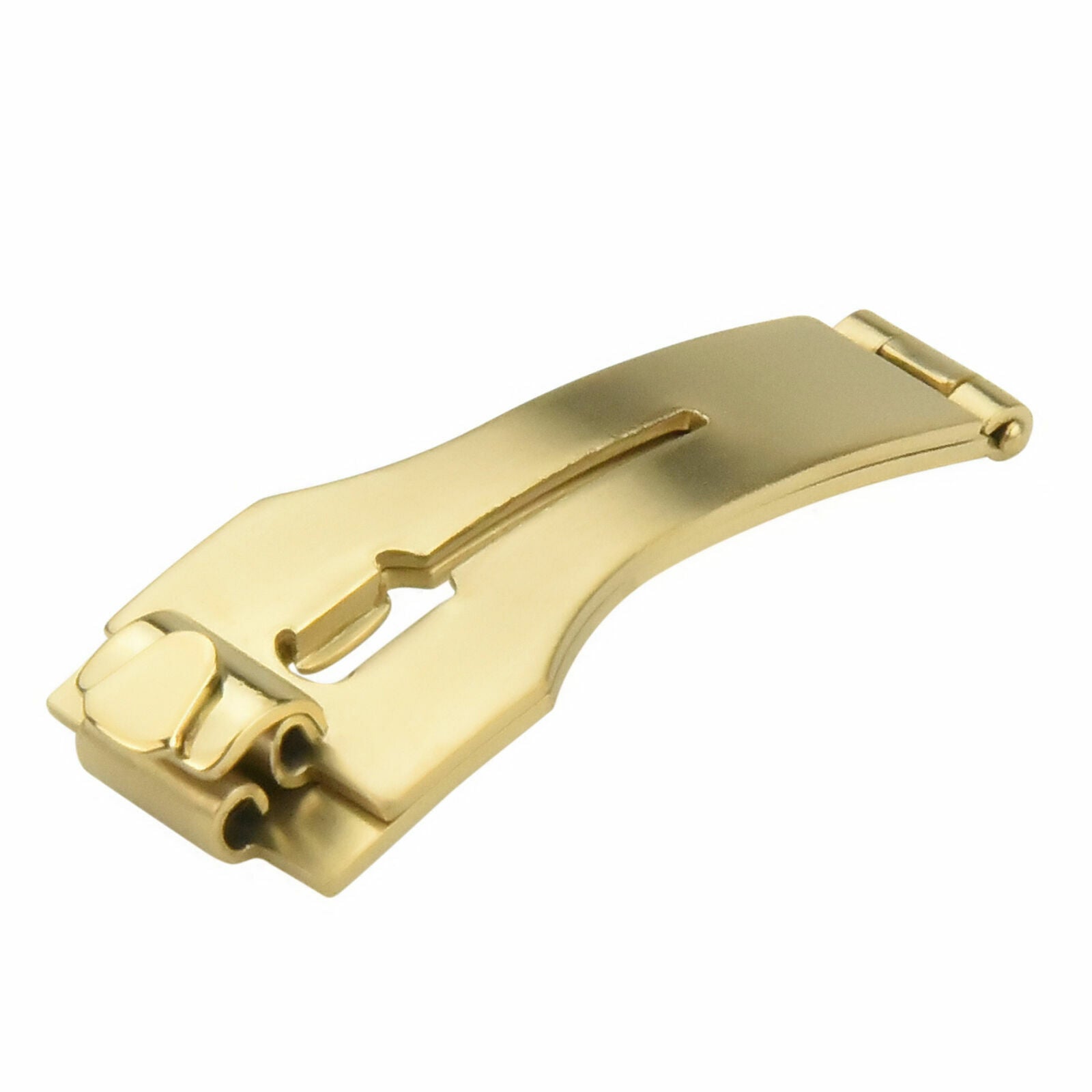 CLASP HIDDEN BUCKLE FOR 26MM ROLEX WATCH LADY PRESIDENT BAND 13MM GOLD