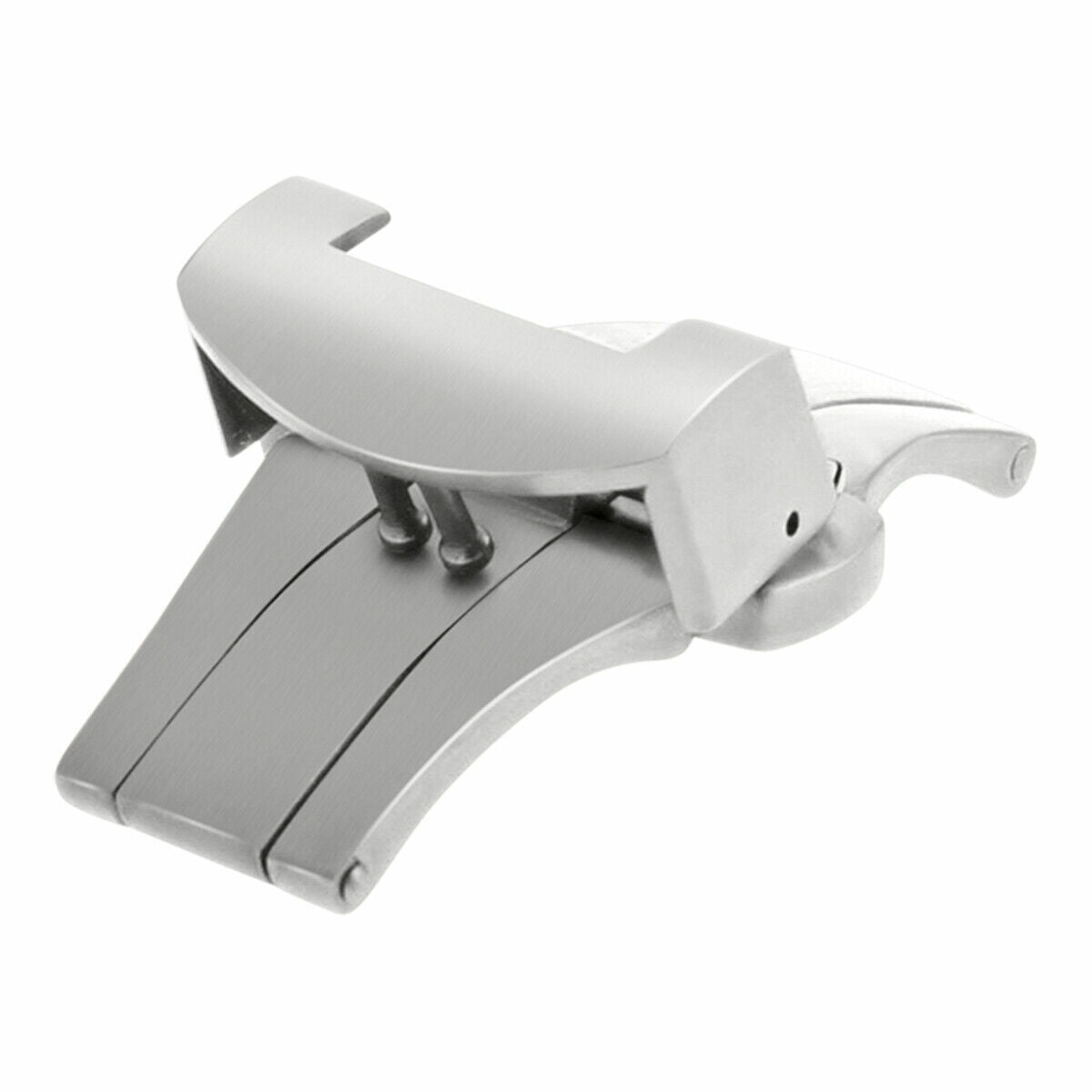 20MM DEPLOYMENT BAND CLASP BUCKLE FOR PANERAI 22MM FIT LEATHER STRAP BRUSH STEEL