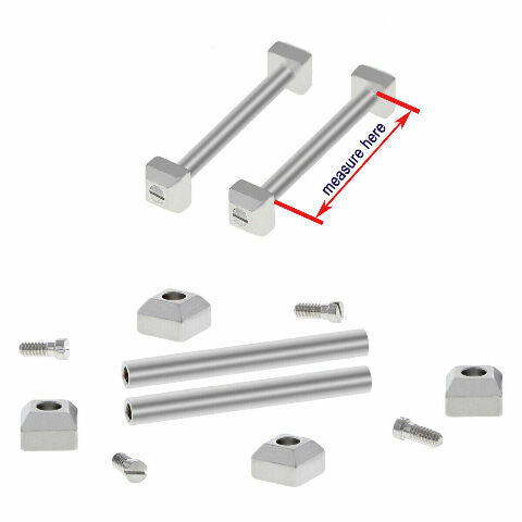 16-17-18-20-21-22MM SCREW TUBE PIN & BLOCK FOR CARTIER PASHA BAND BRACELET