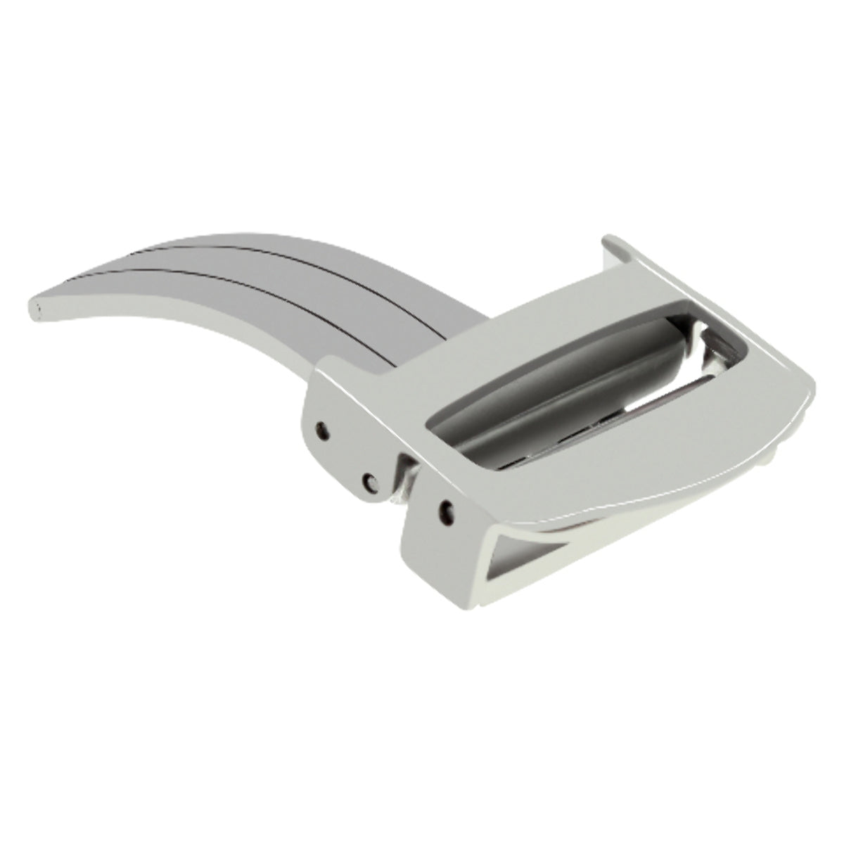 18MM DEPLOYMENT BAND BUCKLE CLASP FOR FIT CARTIER PASHA LEATHER STRAP BRUSH