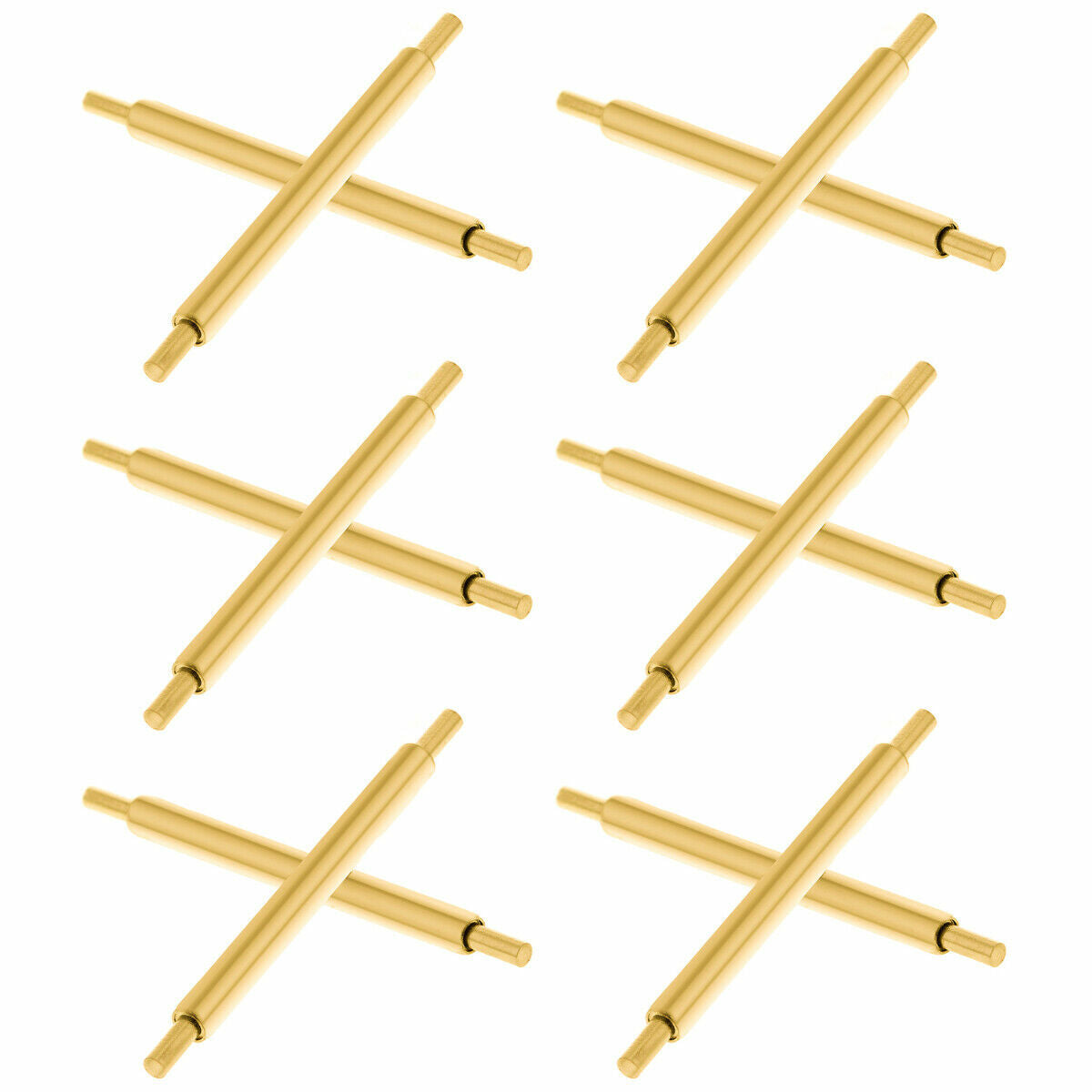 12- 20MM GOLD SPRING BAR FOR ROLEX GMT-MASTER II 16718 16758 SUBMARINER BAND