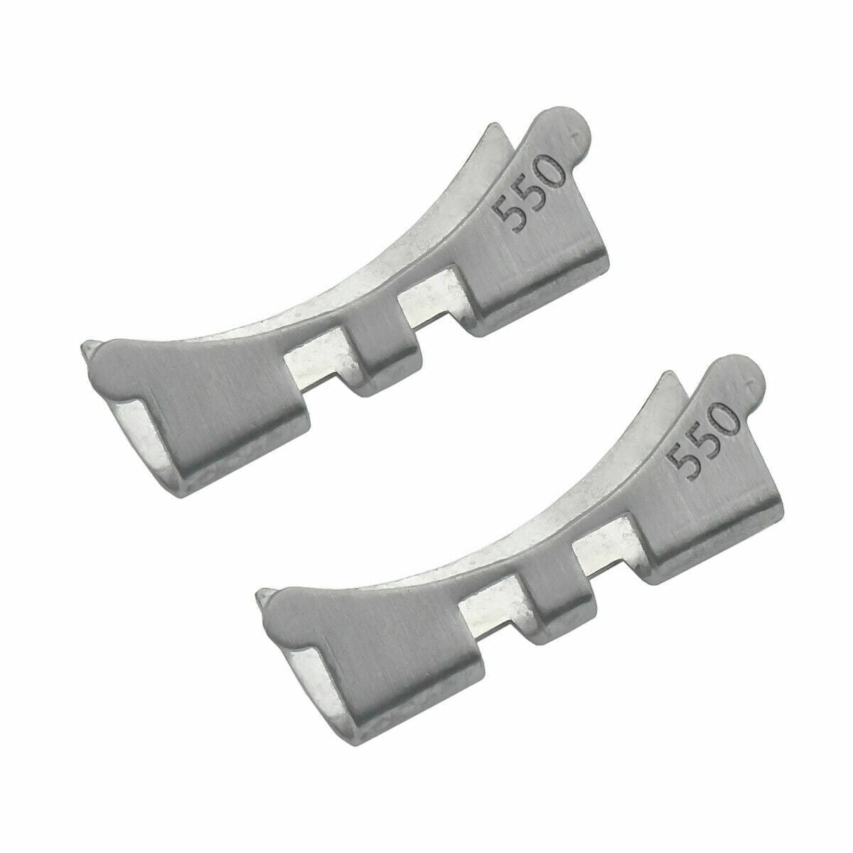 2 - 550 END PIECE LINK FOR FAT SPRING BAR JUBILEE BAND ROLEX GMT 1675 16710 20MM