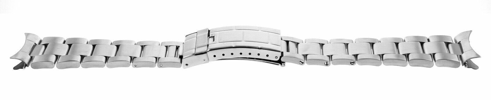 SS STEEL OYSTER WATCH BAND WITH FLIP LOCK CLASP FOR ROLEX 16200, 16220, 16234