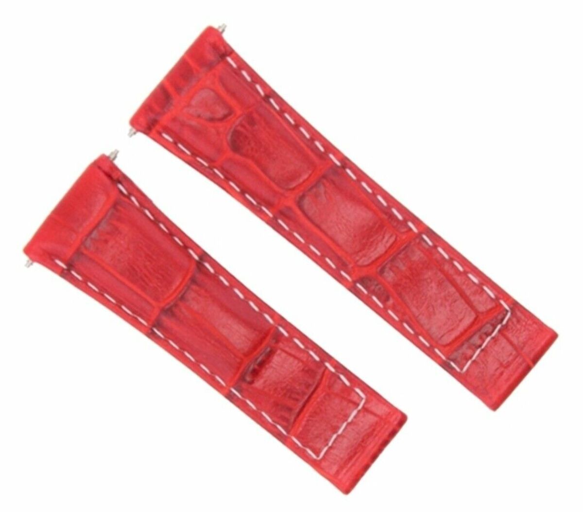 LEATHER STRAP BAND FOR ROLEX DAYTONA 16519 116520 116523 WATCH RED WS REGULER