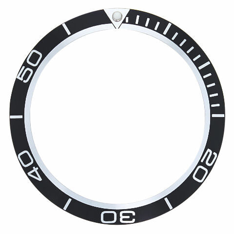 BEZEL INSERT FOR FIT 42MM OMEGA SEAMASTER PLANET OCEAN WATCH BLACK TOP QUALITY