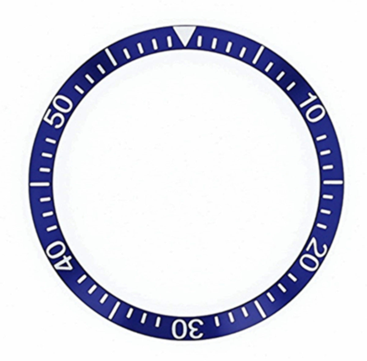 BEZEL INSERT FOR OMEGA SEAMASTER 120 WATCH BLUE 38MM X 32MM
