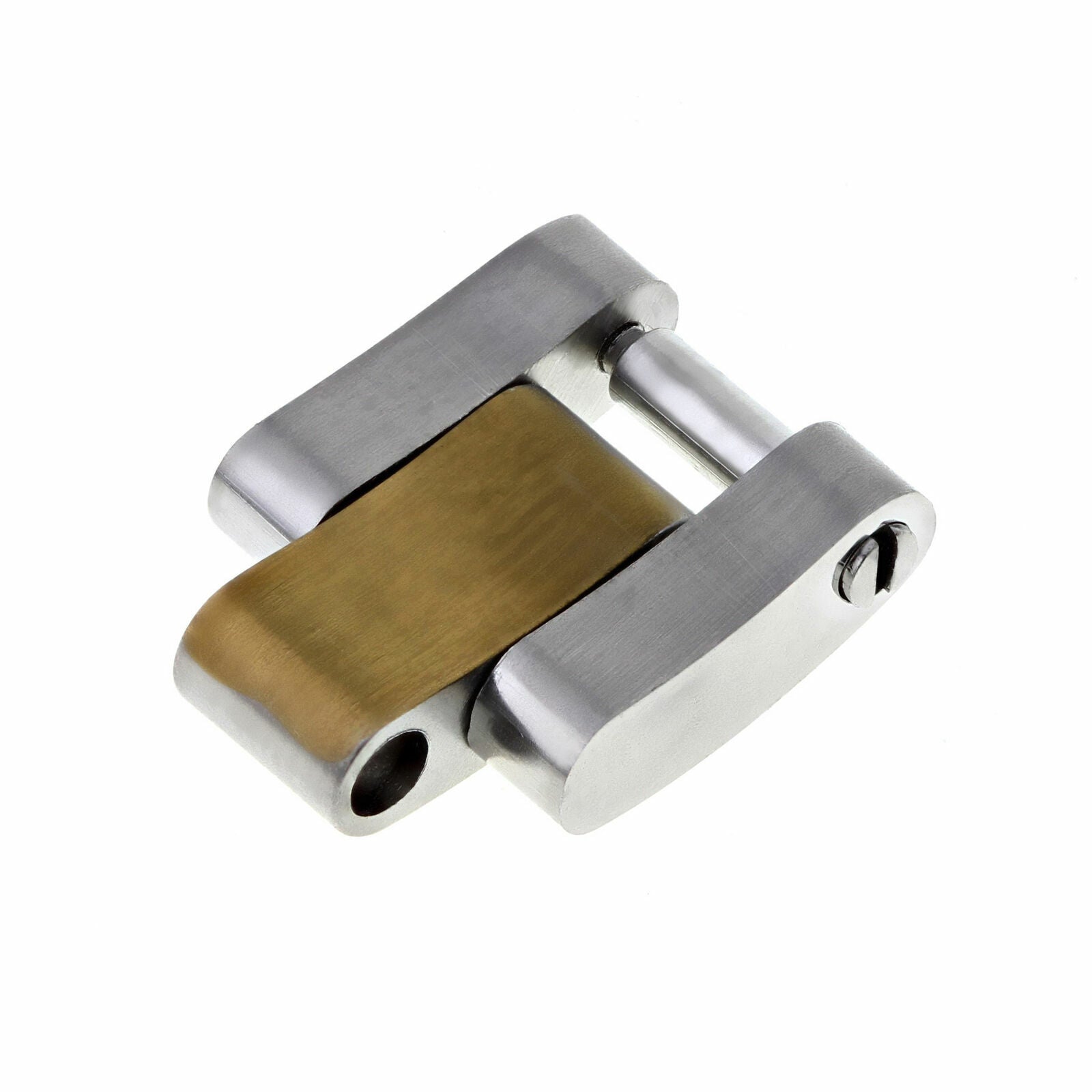 10MM LINK FOR LADY OYSTER WATCH BAND 26MM ROLEX DATE DATEJUST TWO TONE PLATED