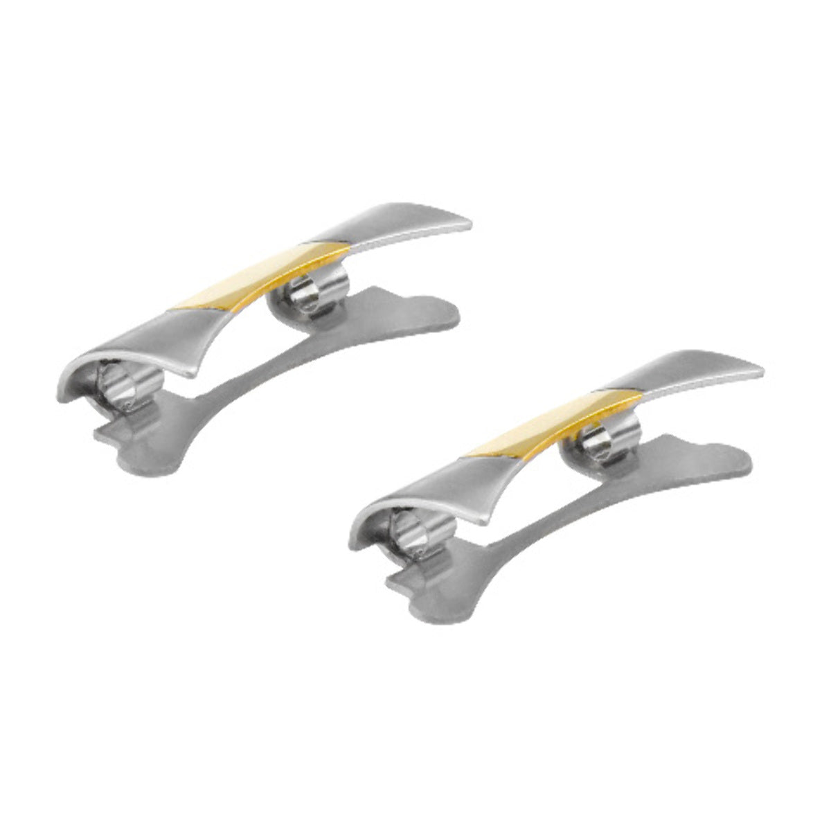 2 END PIECE LINK FOR OYSTER WATCH BAND ROLEX DATEJUST SUBMARINER GMT 20MM T/TONE