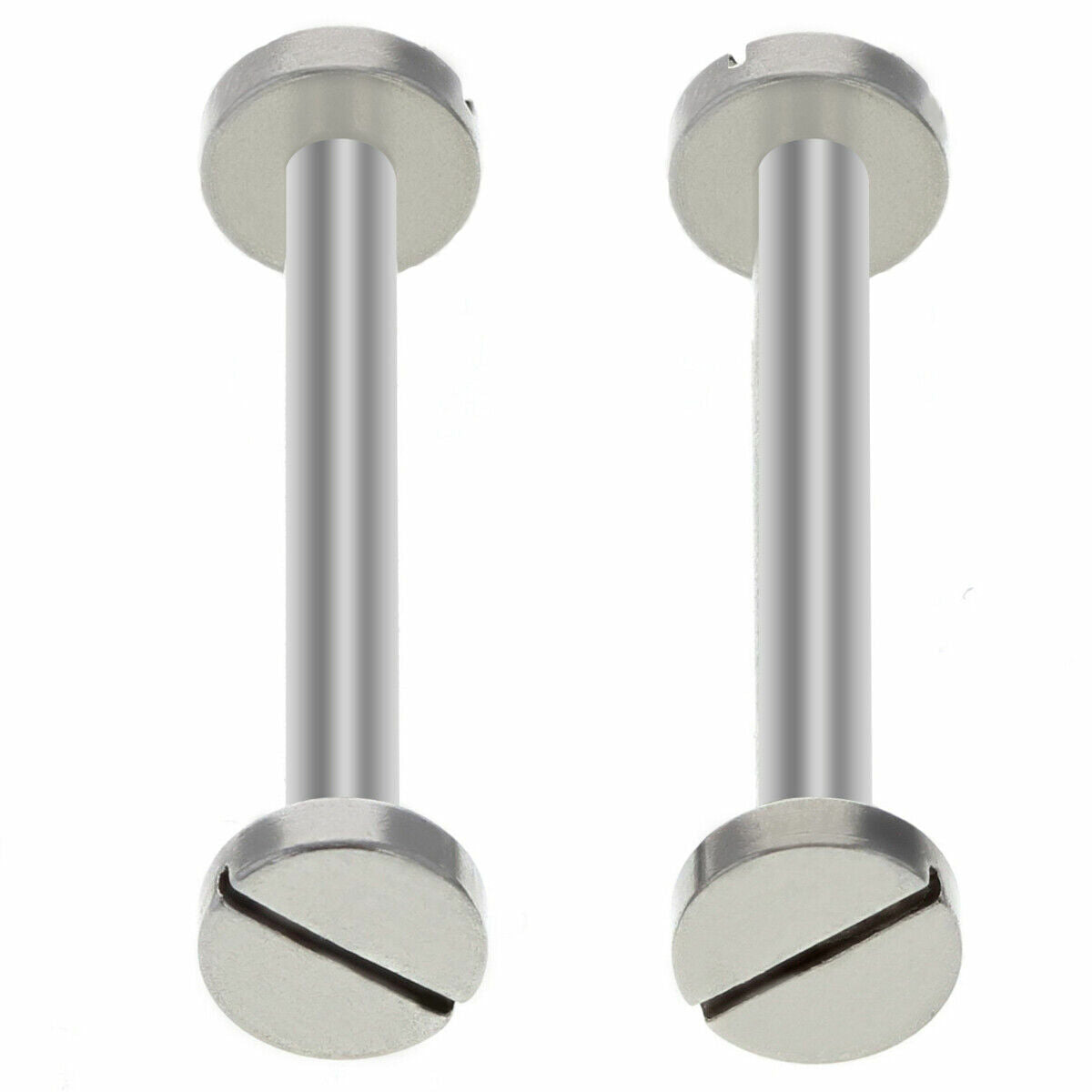 2 SETS SCREW TUBES PIN FOR 42MM CARTIER PASHA SEATIMER 2113 WATCH LUG FIT 22MM