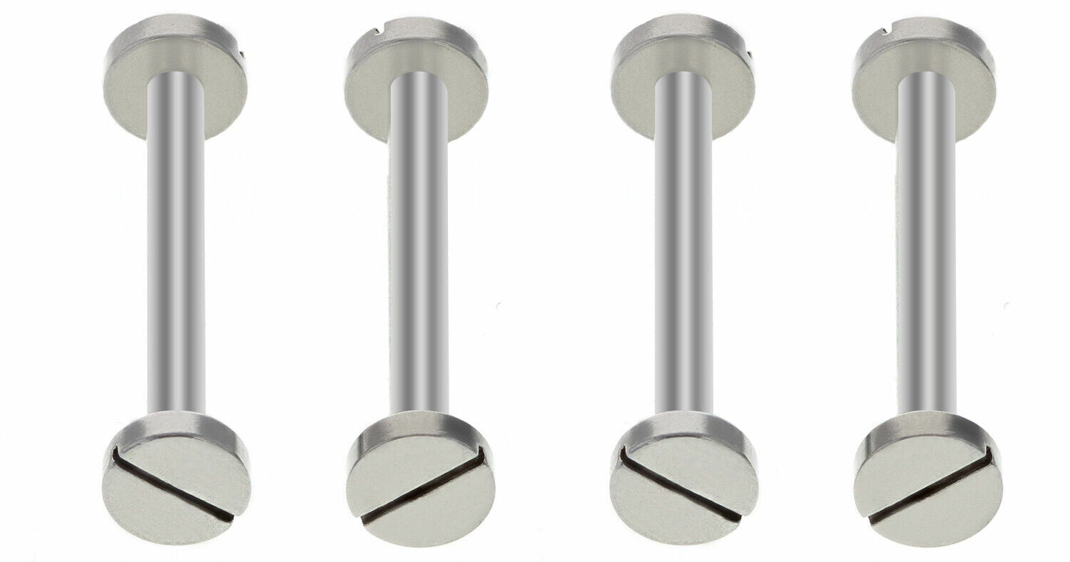 2 SETS SCREW TUBES PIN FOR 42MM CARTIER PASHA SEATIMER 2113 WATCH LUG FIT 22MM