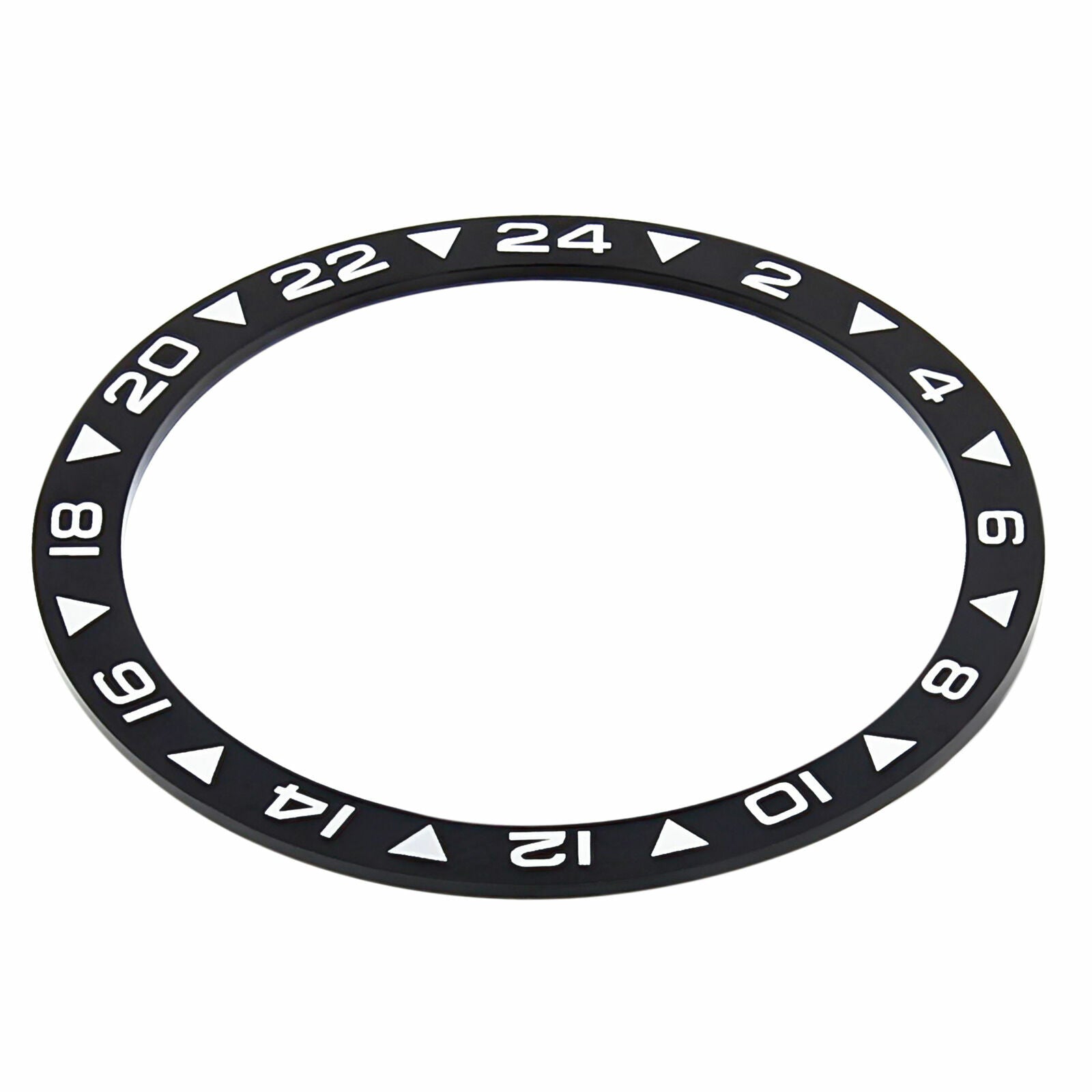 BEZEL INSERT GMT FOR SEIKO 6105 7002 6309 7S26 6309 6306 7002 8000 WATCH BLACK