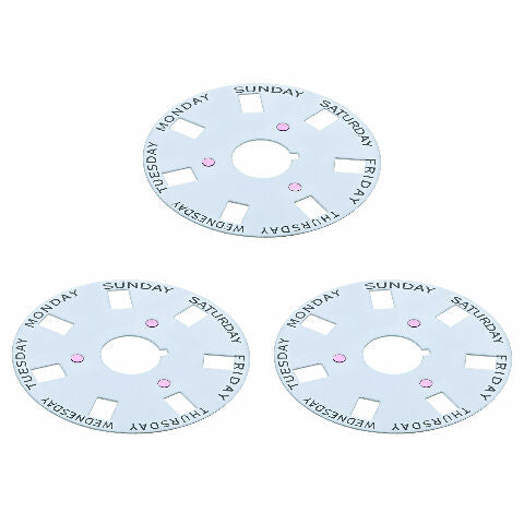 3 DAY DISC FOR ROLEX 3055 PRESIDENT DD 18038 18039 18046 18048 18049 18078 WHITE