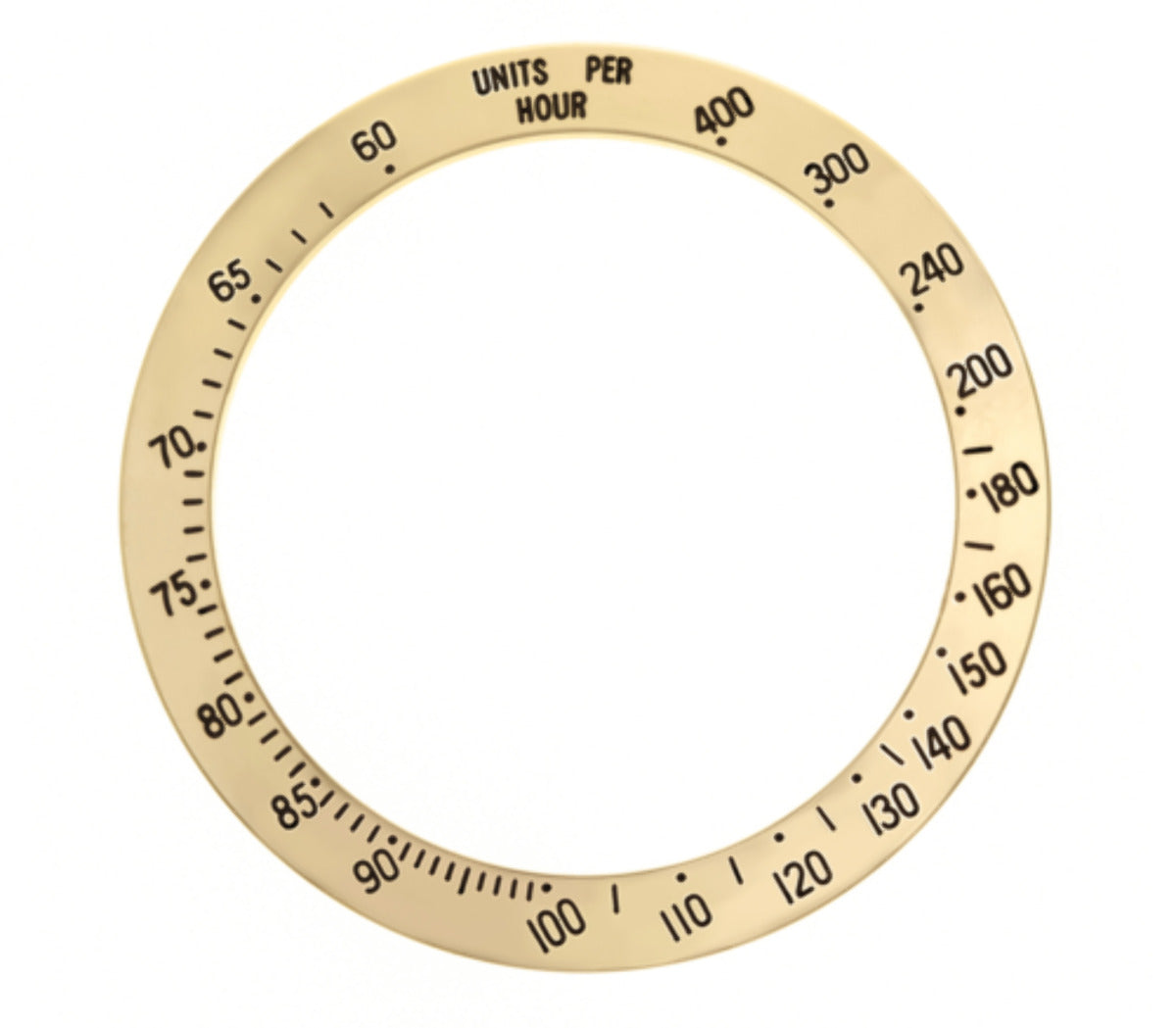BEZEL INSERT FOR ROLEX DAYTONA 18K REAL GOLD 16520 16523 16528 ZENITH MOVEMENT
