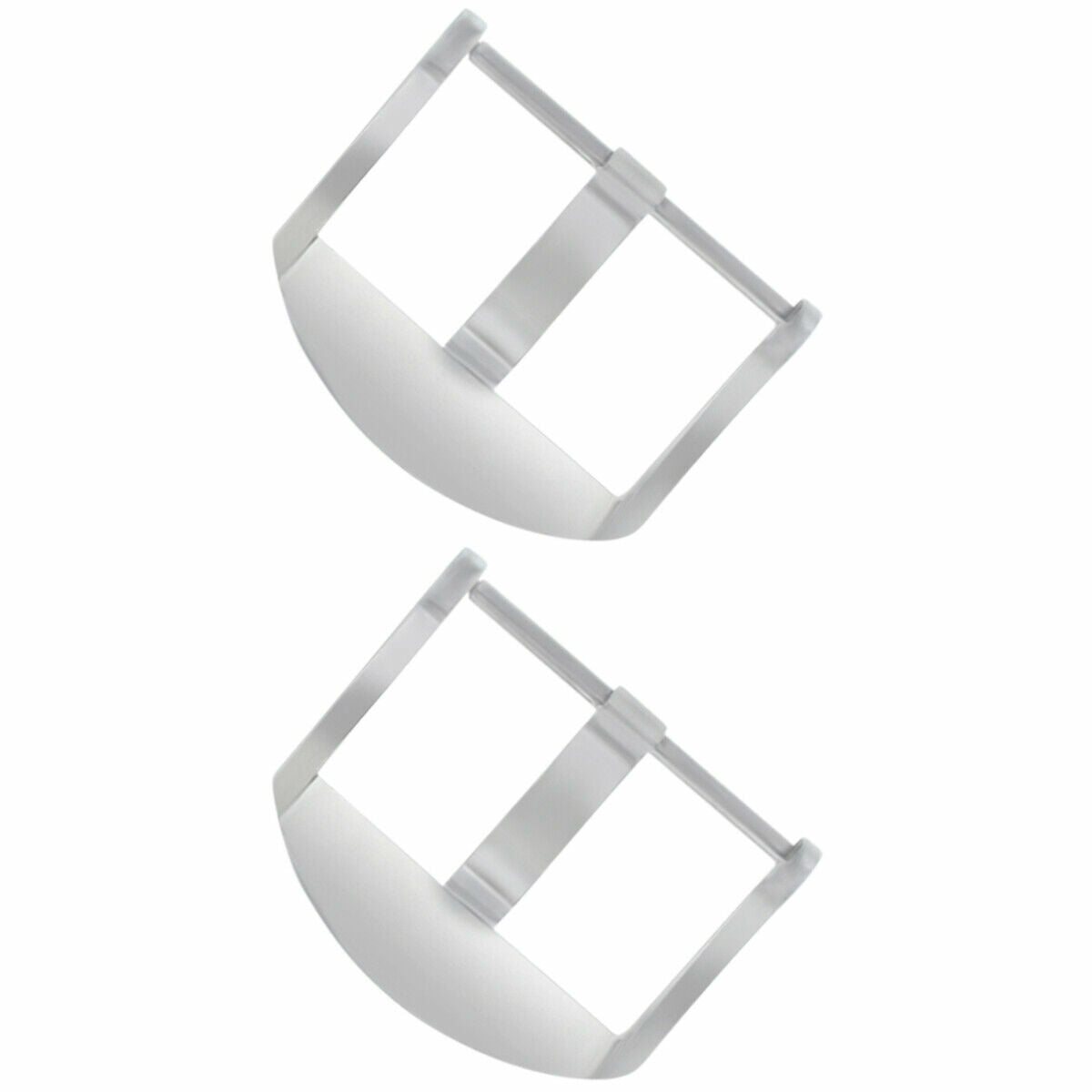 2-24MM BAND THUMBNAIL TANG BUCKLE SCREW FOR PANERAI LEATHER/RUBBER STRAP SHINY