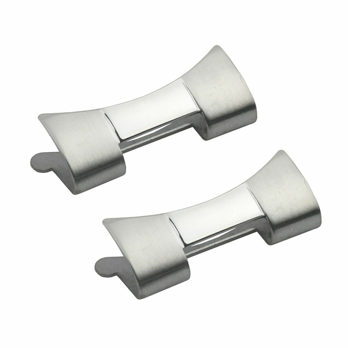 6 LUG END PIECE FOR VINTAGE 455B OYSTER BAND 20MM ROLEX SHINY CTR FAT SPRING BAR