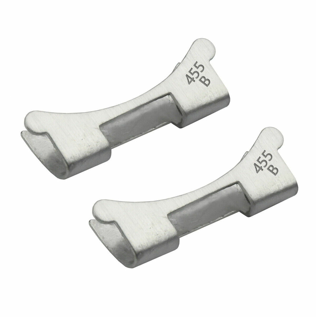 6 LUG END PIECE FOR VINTAGE 455B OYSTER BAND 20MM ROLEX SHINY CTR FAT SPRING BAR