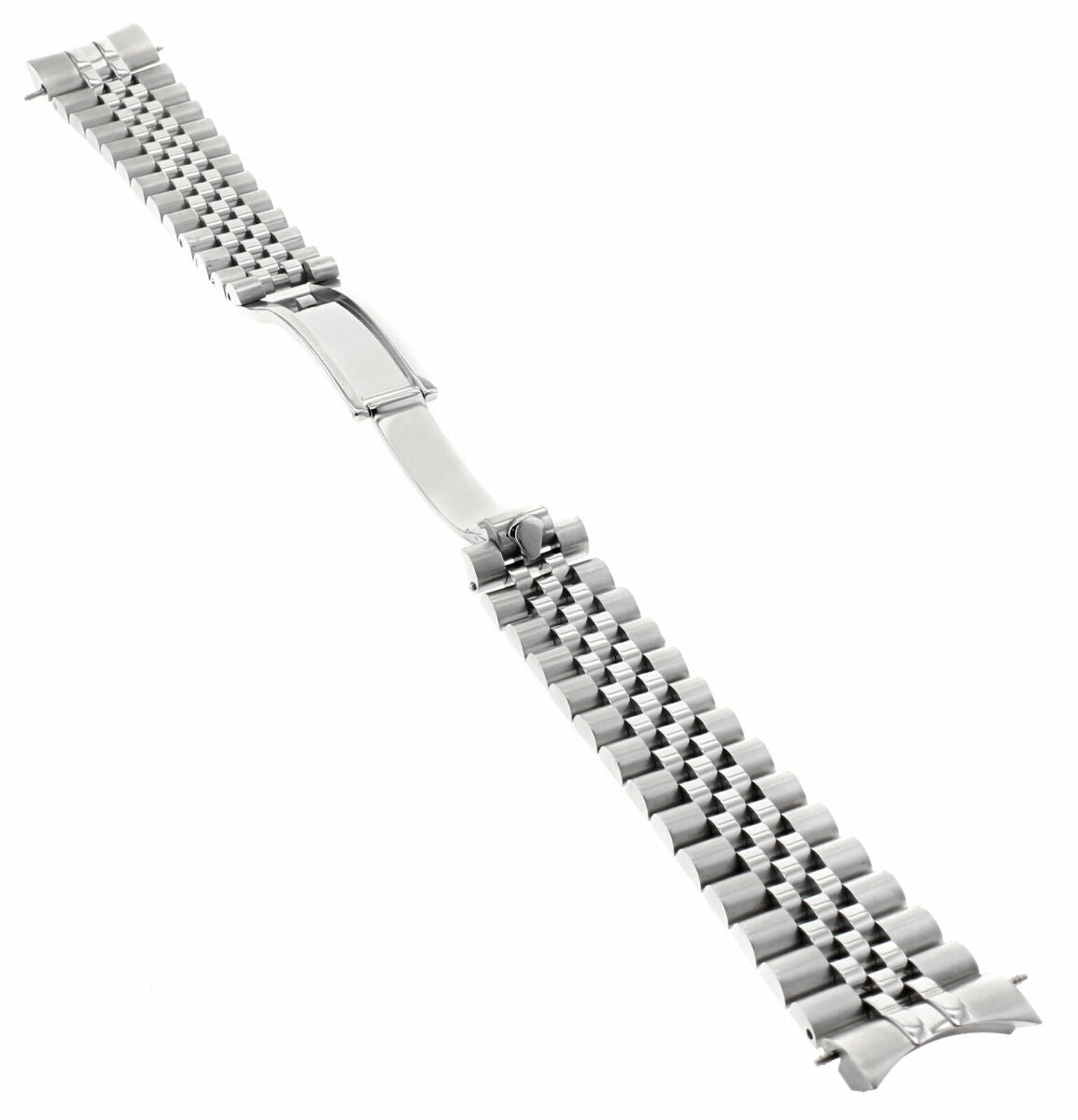 JUBILEE WATCH BAND BRACELET SOLID LINK FOR ROLEX WATCH WITH HIDDEN CLASP 20MM