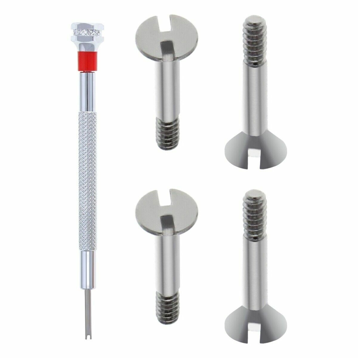 4 SCREW H FOR HUBLOT BIG BANG KING POWER CERAMIC WATCH RUBBER BAND + SCREWDRIVER