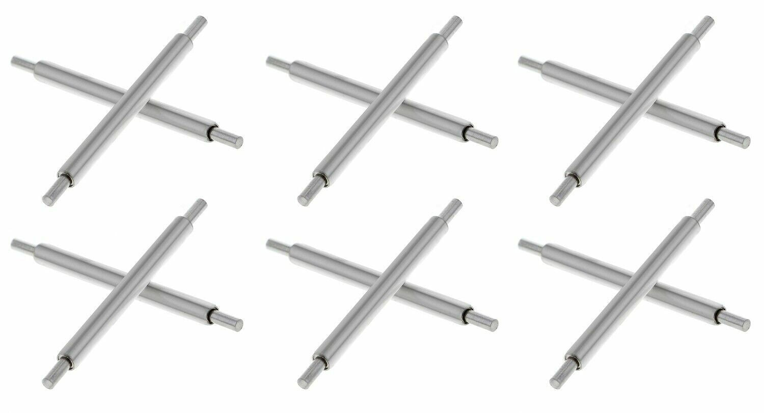 12 SPRING BAR PIN FOR ROLEX SUBMARINER 5512 5513 1655 1680 BAND STAINLESS STEEL