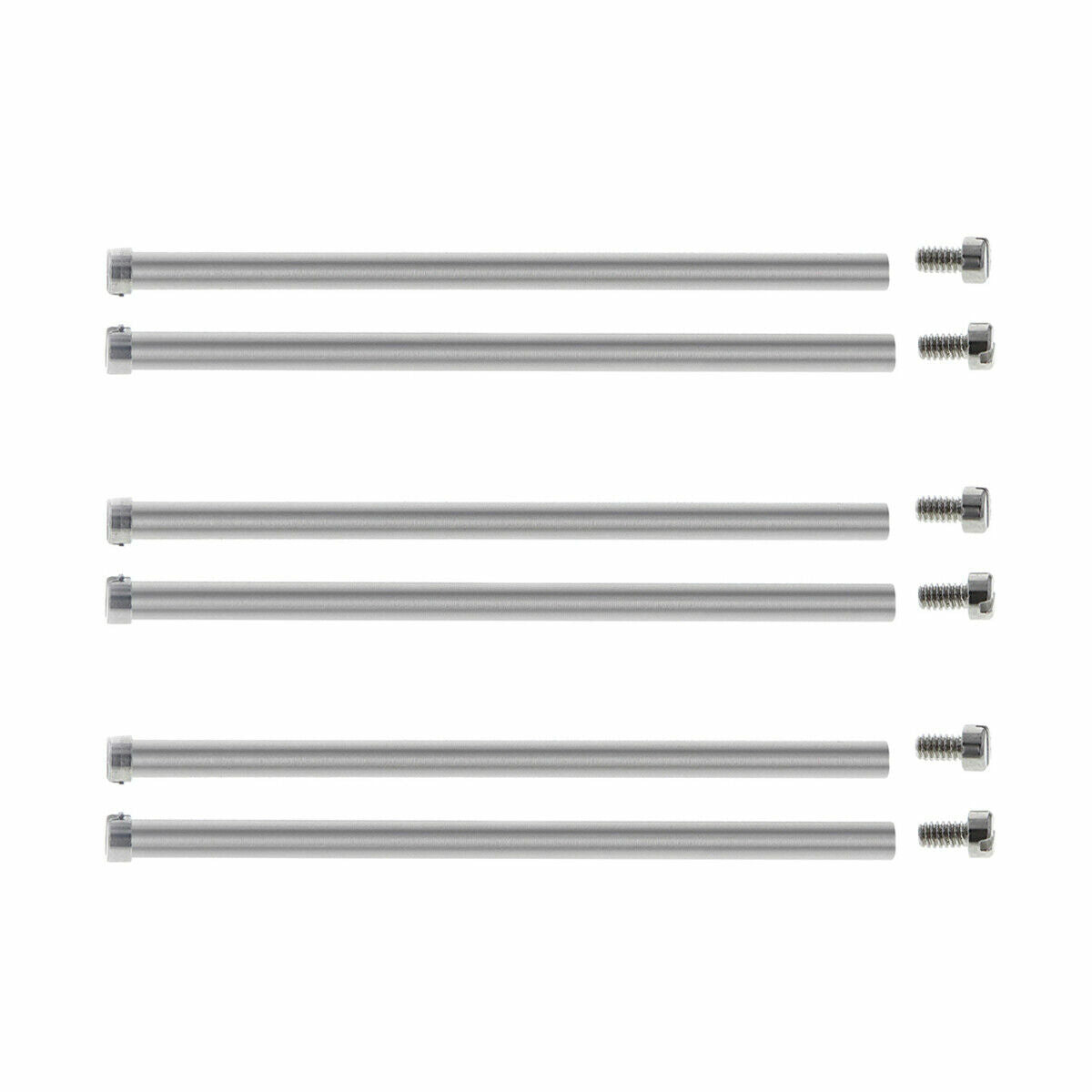 5 SET TUBE + SCREW FOR 44MM ENZO MECHANA WATCH 316L STAINLESS STEEL