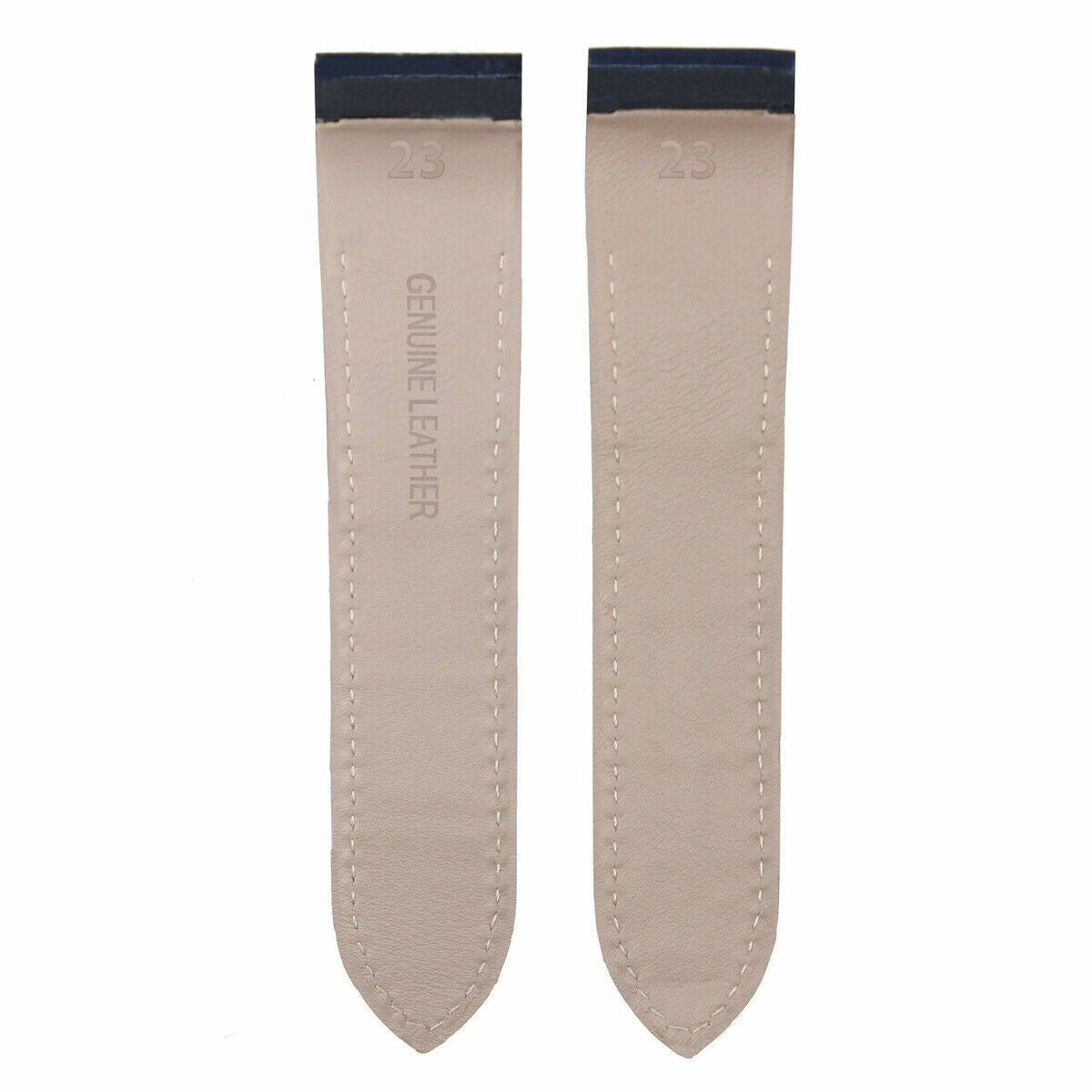 23MM LEATHER BAND STRAP ALLIGATOR GRAIN FOR 38MM CARTIER SANTOS 100 XLARGE BLUE