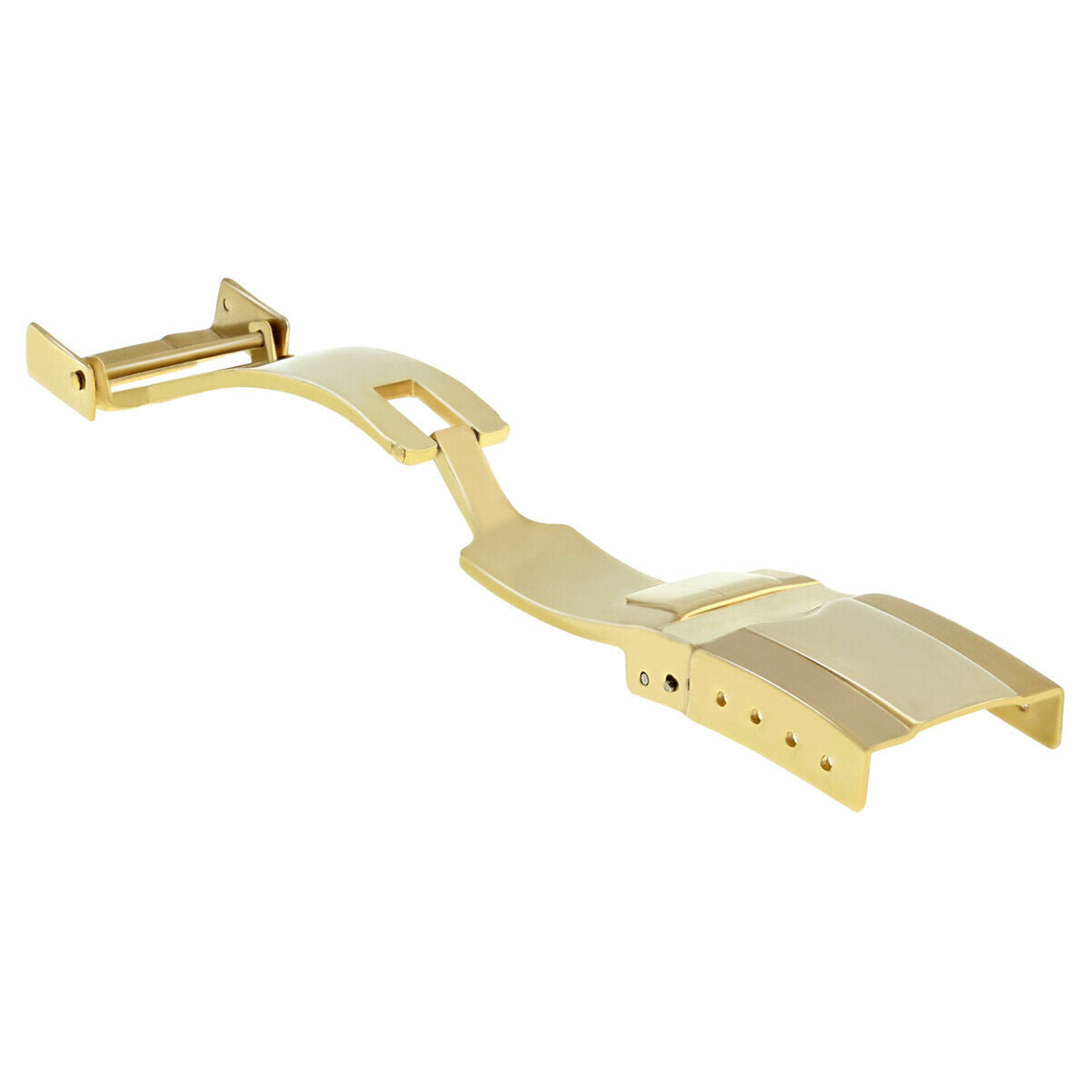 16MM BUCKLE CLASP FOR ROLEX LEATHER WATCH BAND DAYTONA 16518 16523 16528 GOLD