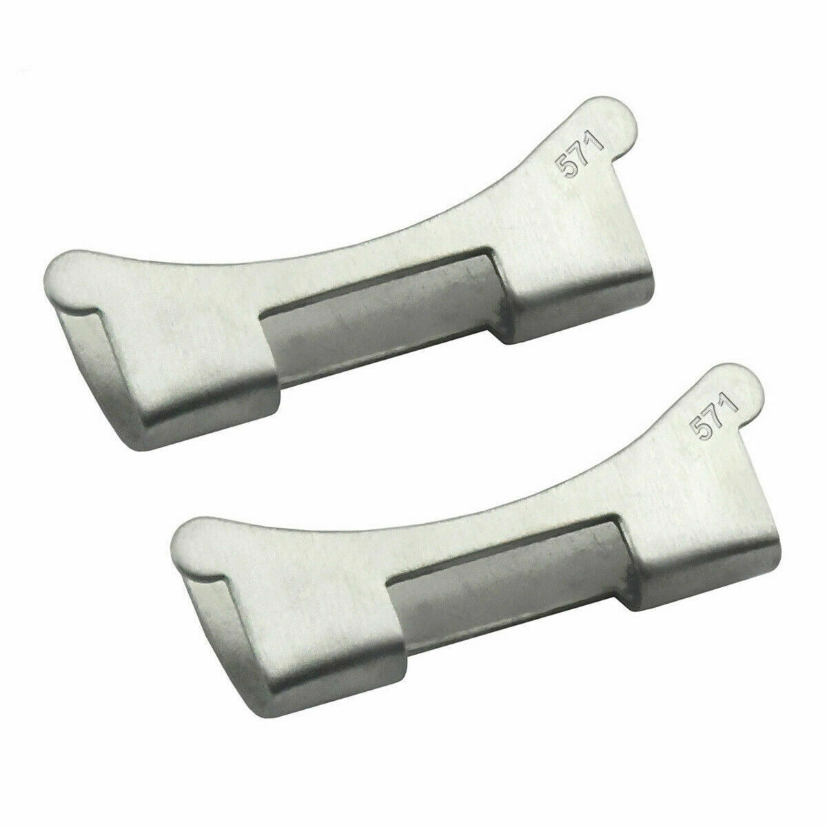 2- 571 END PIECE LINK FOR 19MM ROLEX DAYTONA WATCH BAND 6263 6265 6240 6265 6241