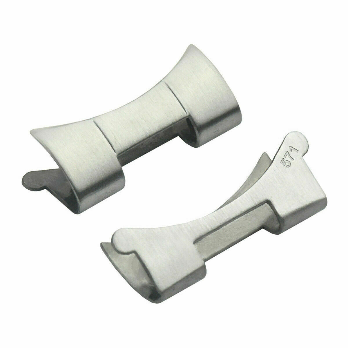 2- 571 END PIECE LINK FOR 19MM ROLEX DAYTONA WATCH BAND 6263 6265 6240 6265 6241