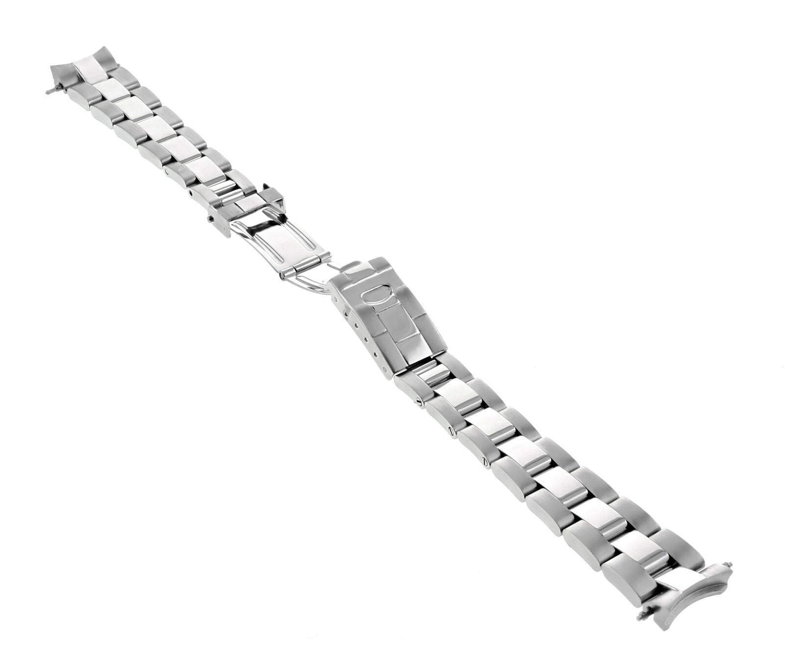 14MM OYSTER WATCH BAND FOR ROLEX LADY YACHTMASTER SHINY CENTER SOLID END PIECE