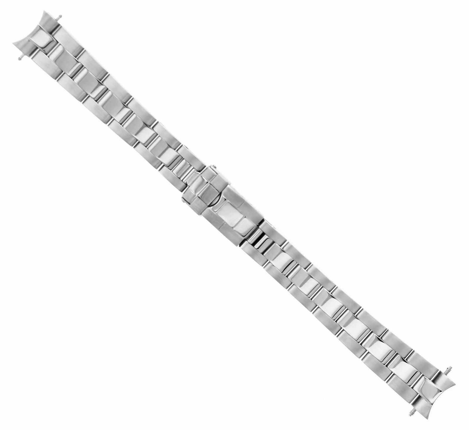 14MM OYSTER WATCH BAND FOR ROLEX LADY YACHTMASTER SHINY CENTER SOLID END PIECE