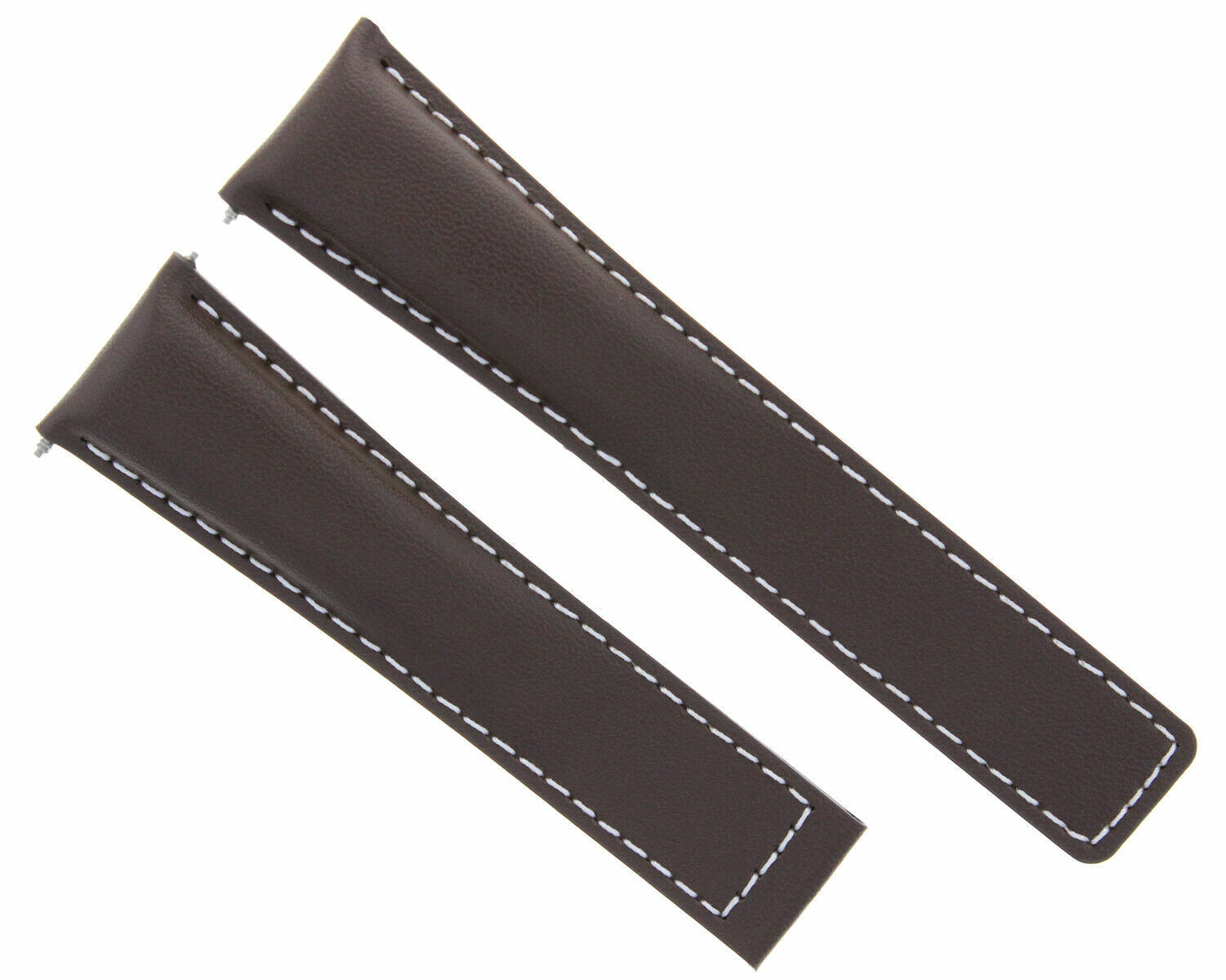 19MM LEATHER WATCH BAND STRAP FOR TAG HEUER CARRERA WV 2116 TWIN TIME BROWN WS