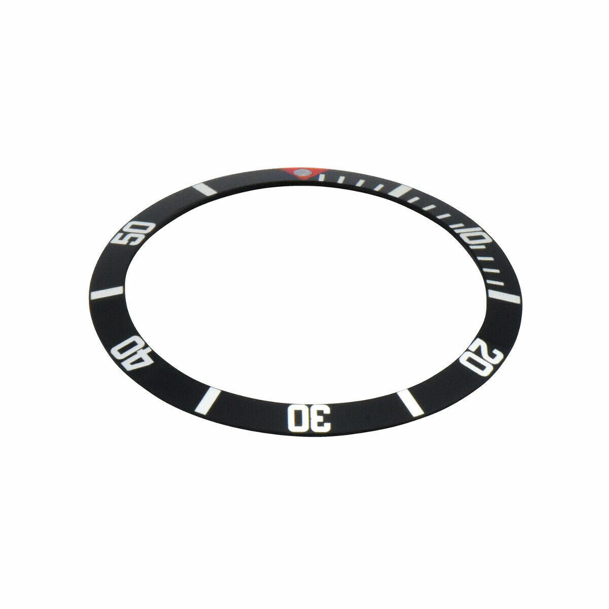 BEZEL INSERT FOR ROLEX SUBMARINER WATCH 6202 6204 RED TRIANGLE WITH PEARL