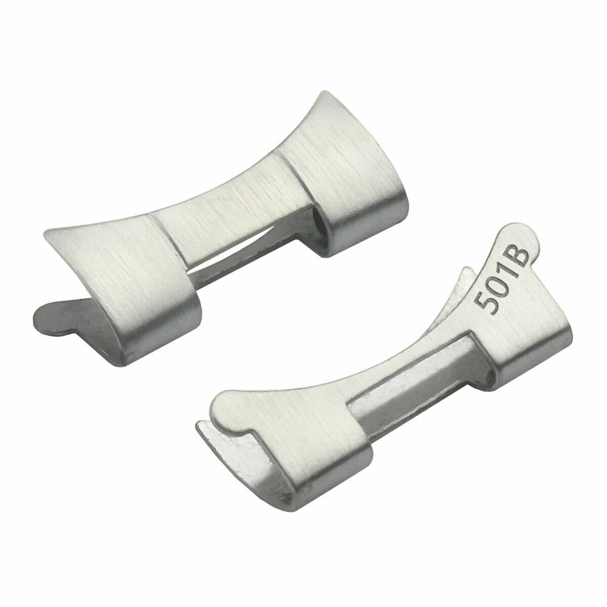 2 - 501B END PIECE LINK FOR ROLEX OYSTER WATCH BAND BRUSH 78790 STAINLESS STEEL