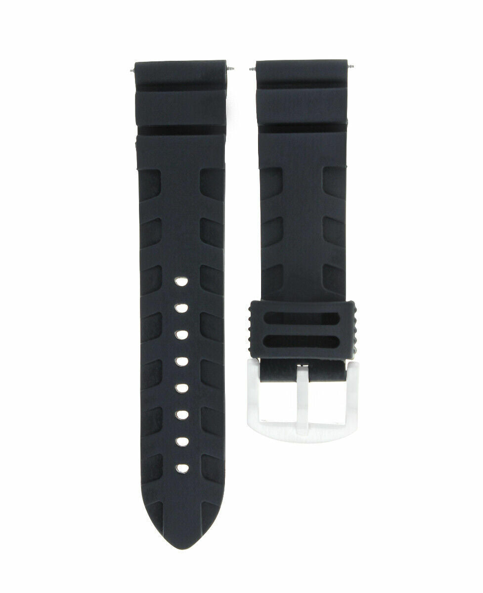 24MM RUBBER DIVER WATCH BAND STRAP FOR PANERAI ACCORDION SUBMERSIBLE PAM MODEL