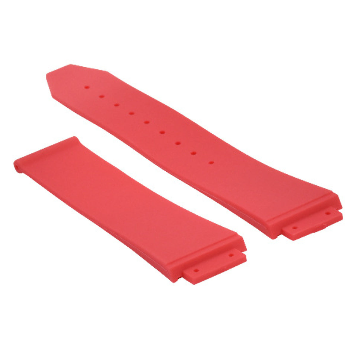 27MM RUBBER STRAP BAND FOR H HUBLOT 48MM BIG BANG KING POWER CERAMIC WATCH RED