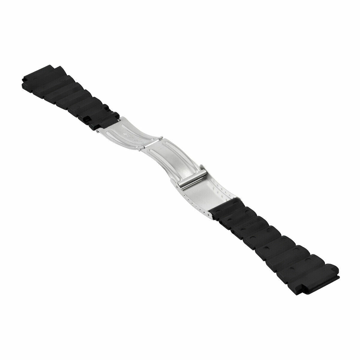 18MM PASTIC DIVER WATCHBAND STRAP FOR TAG HEUER CARRERA FORMULA F1 CALIBRE BLACK