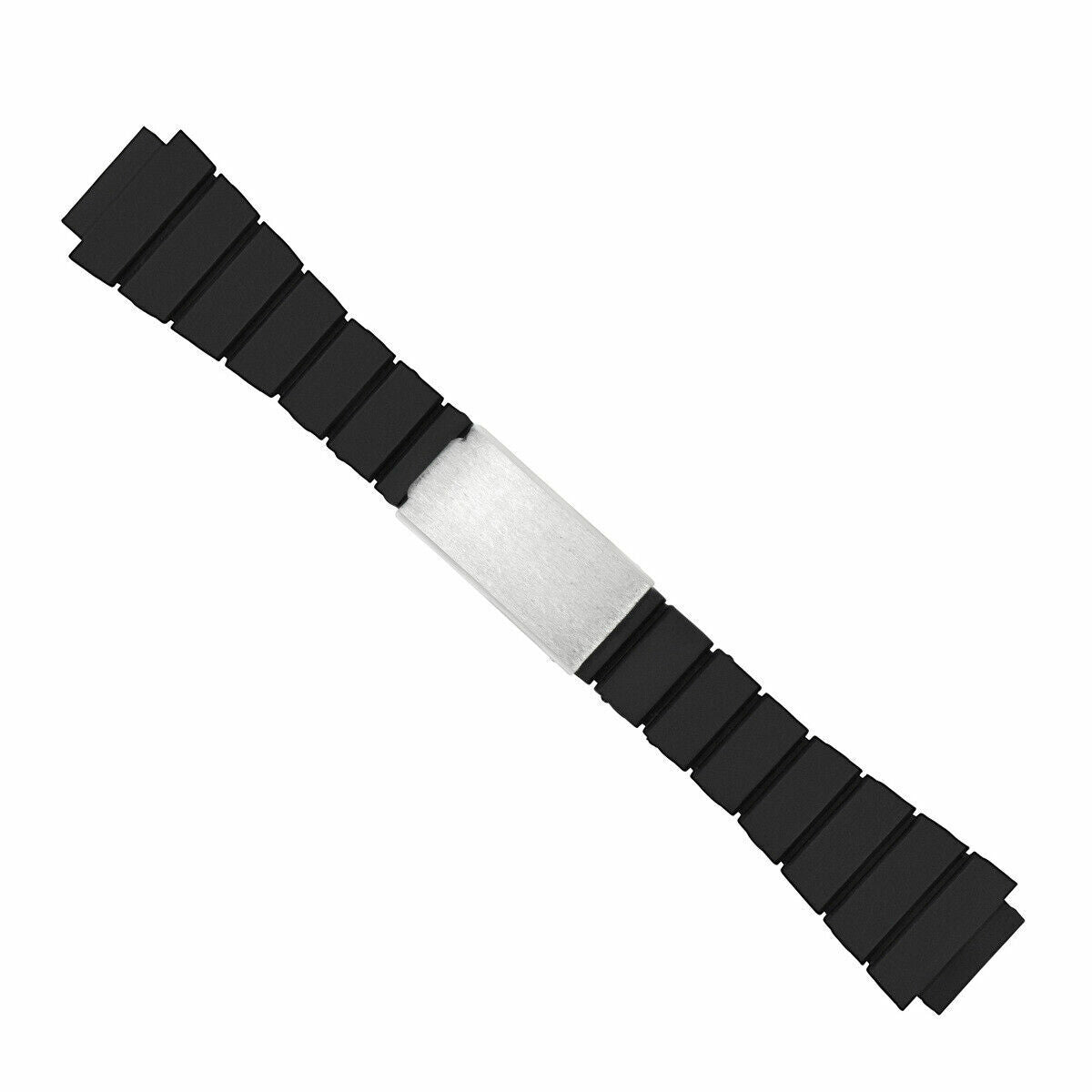 18MM PASTIC DIVER WATCHBAND STRAP FOR TAG HEUER CARRERA FORMULA F1 CALIBRE BLACK