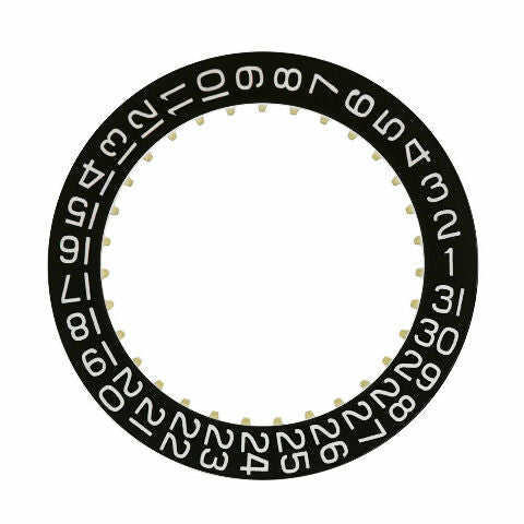DATE DISC CALENDAR FOR MOVEMENT ETA 2893-2 2846 2878,2893-2 BLACK 3H WINDOW