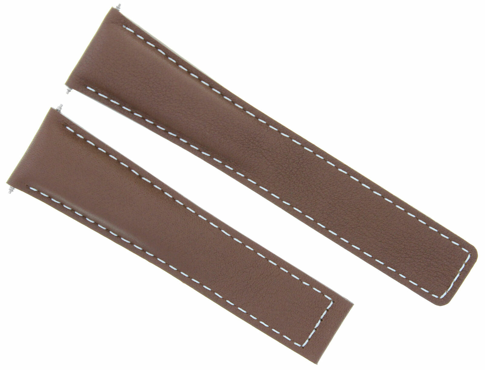 19MM LEATHER BAND SMOOTH STRAP DEPLOYMENT CLASP FOR TAG HEUER CARRERA TAN WS