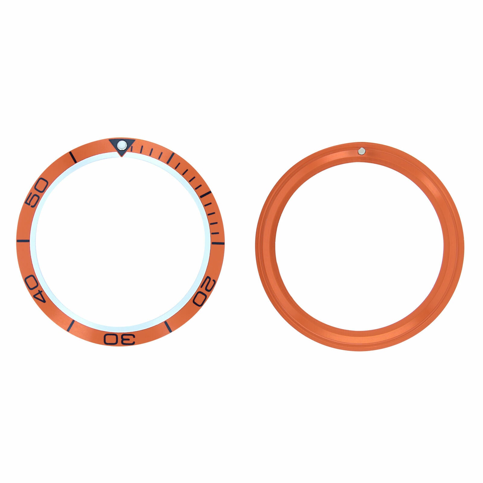 NEW HIGH QUALITY BEZEL INSERT FOR OMEGA SEAMASTER PLANET OCEAN EASYSNAP ORANGE