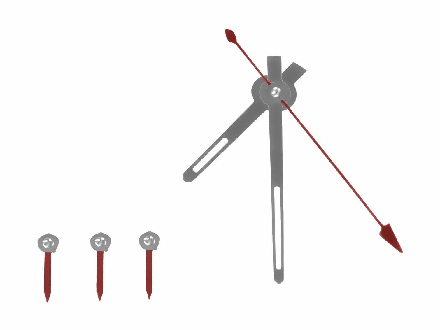 WATCH HAND For TUDOR TIGER DAYTONA CHRONOGRAPH WATCH 79160, 79280-7750-7753 SILVER