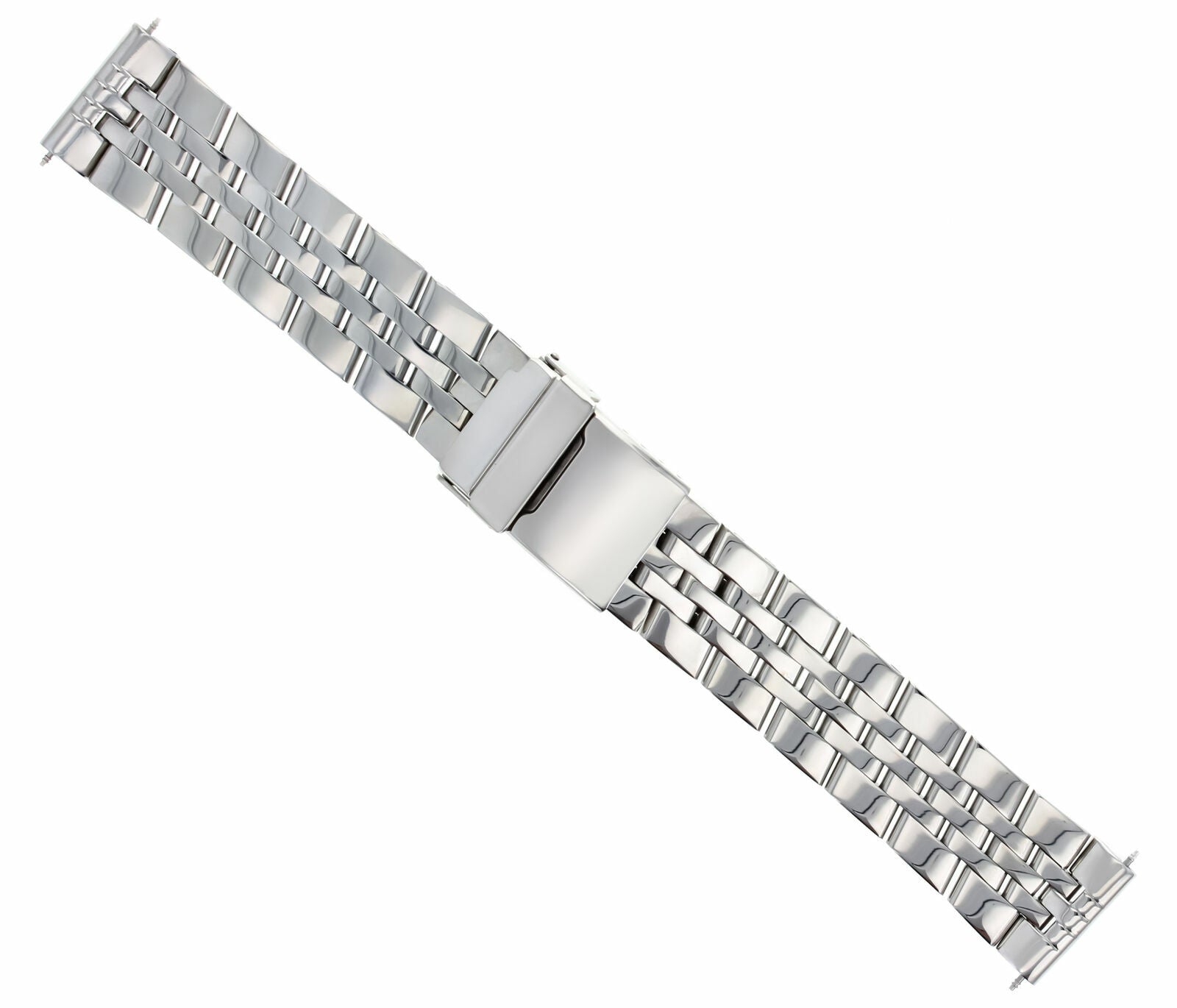 WATCH BAND BRACELET S/STEEL FOR BREITLING CHRONOMAT BENTLY 24MM ROUND END POLISH