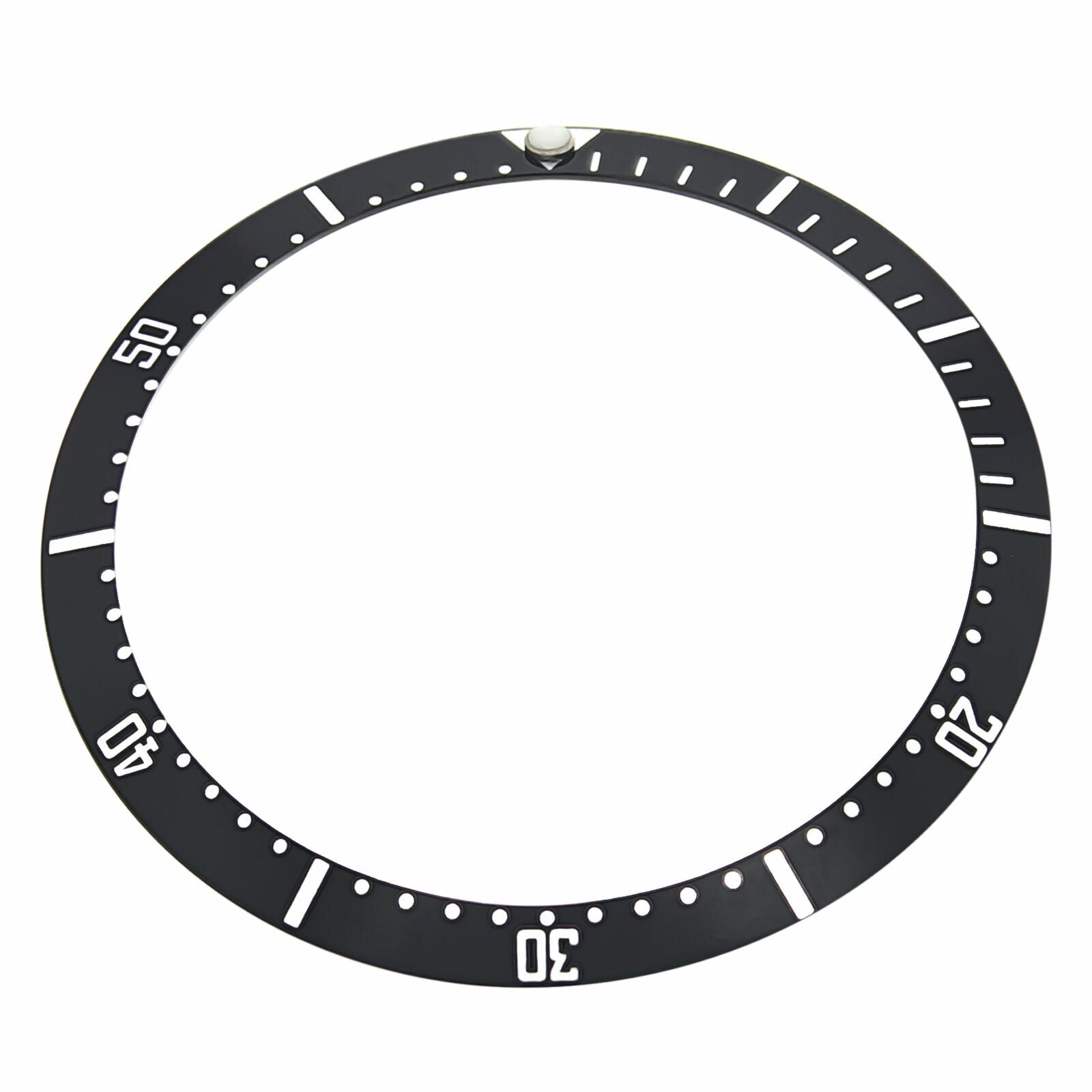 BEZEL INSERT FOR TAG HEUER 980.006 980.32 PROFESSIONAL WATCH BLACK 38MM X 32MM