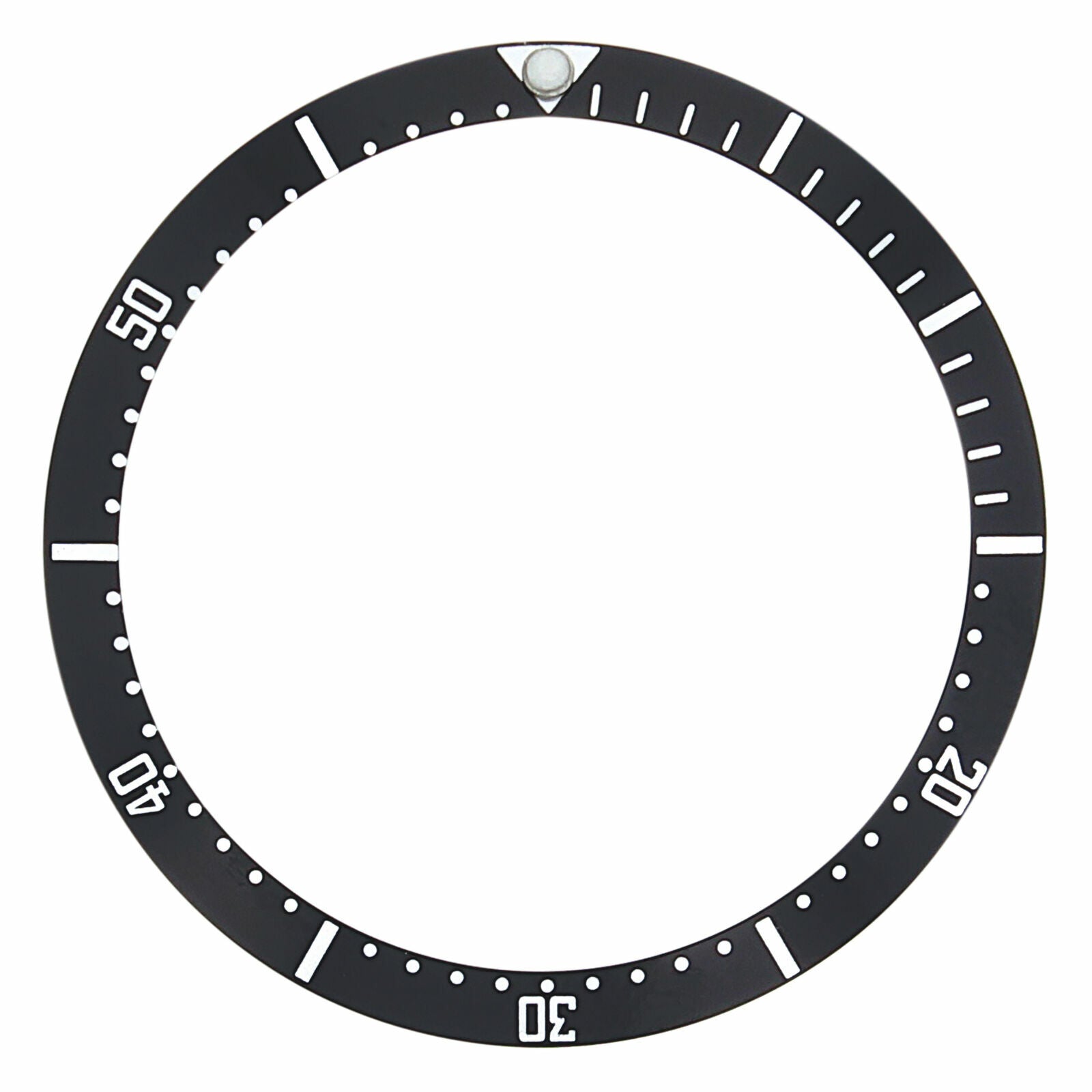 BEZEL INSERT FOR TAG HEUER 980.006 980.32 PROFESSIONAL WATCH BLACK 38MM X 32MM